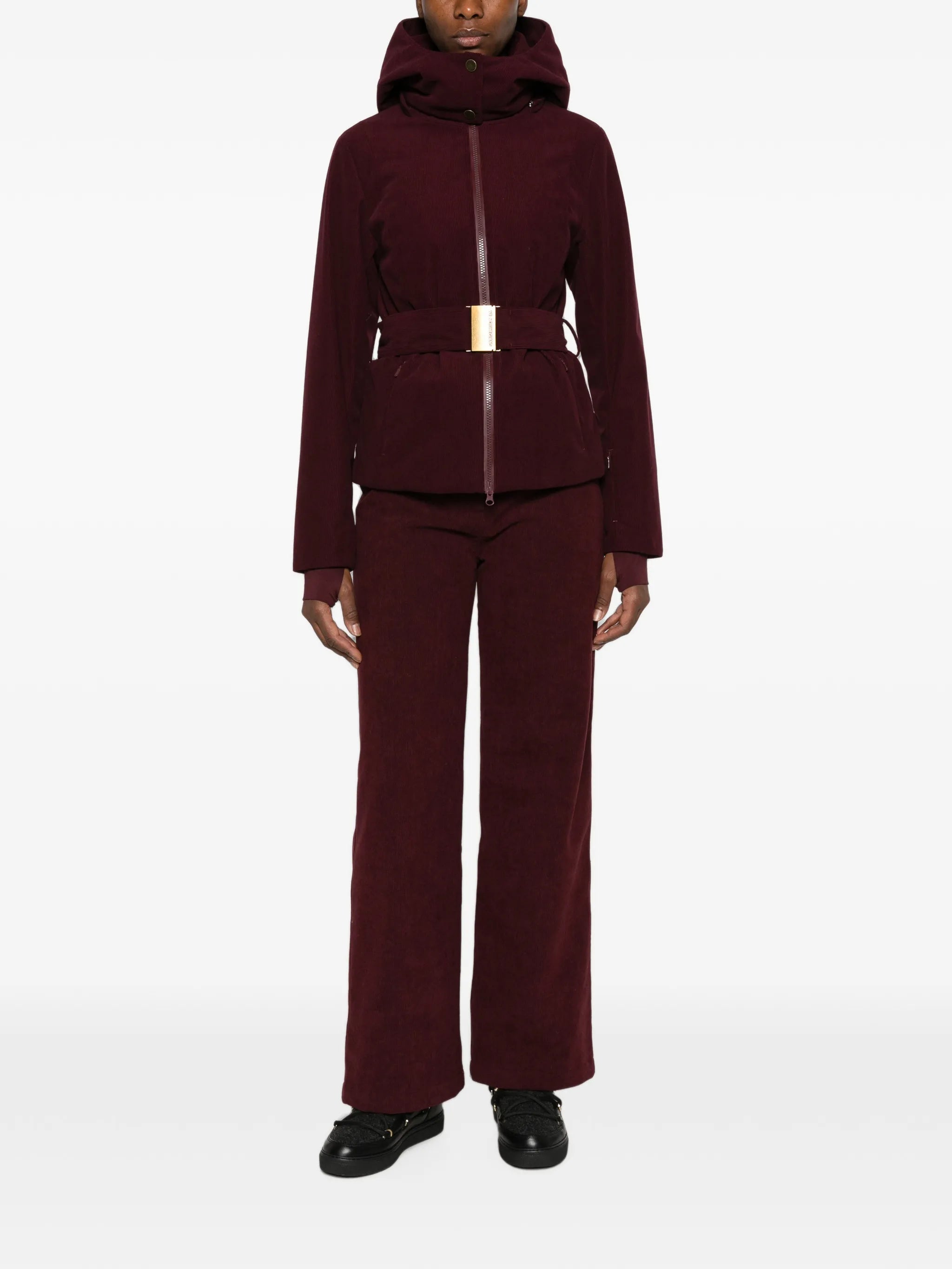 Britt belted ski jacket