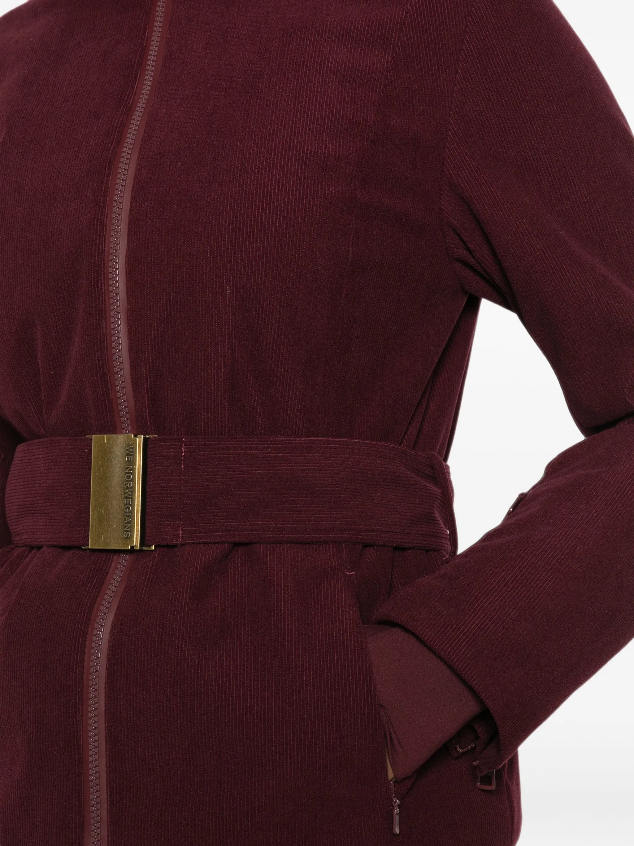 Britt belted ski jacket
