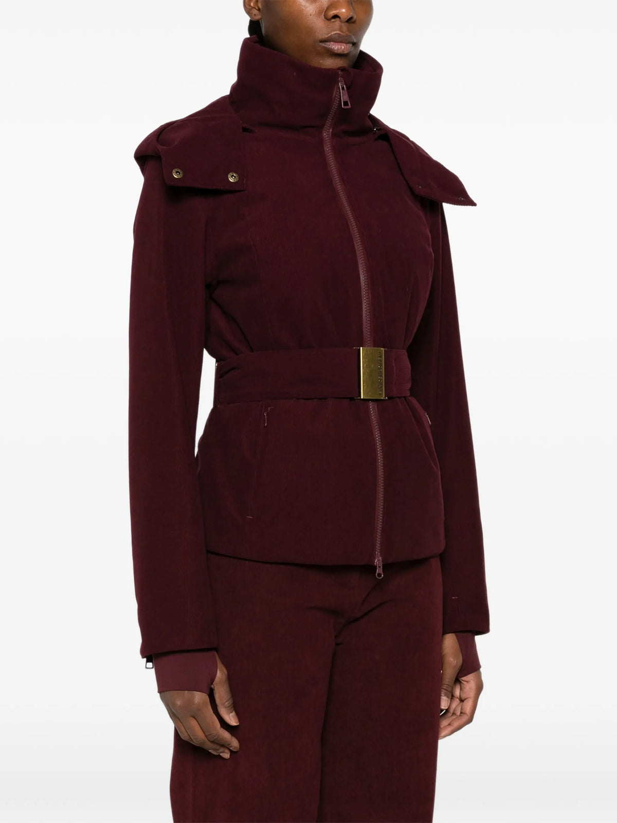 Britt belted ski jacket