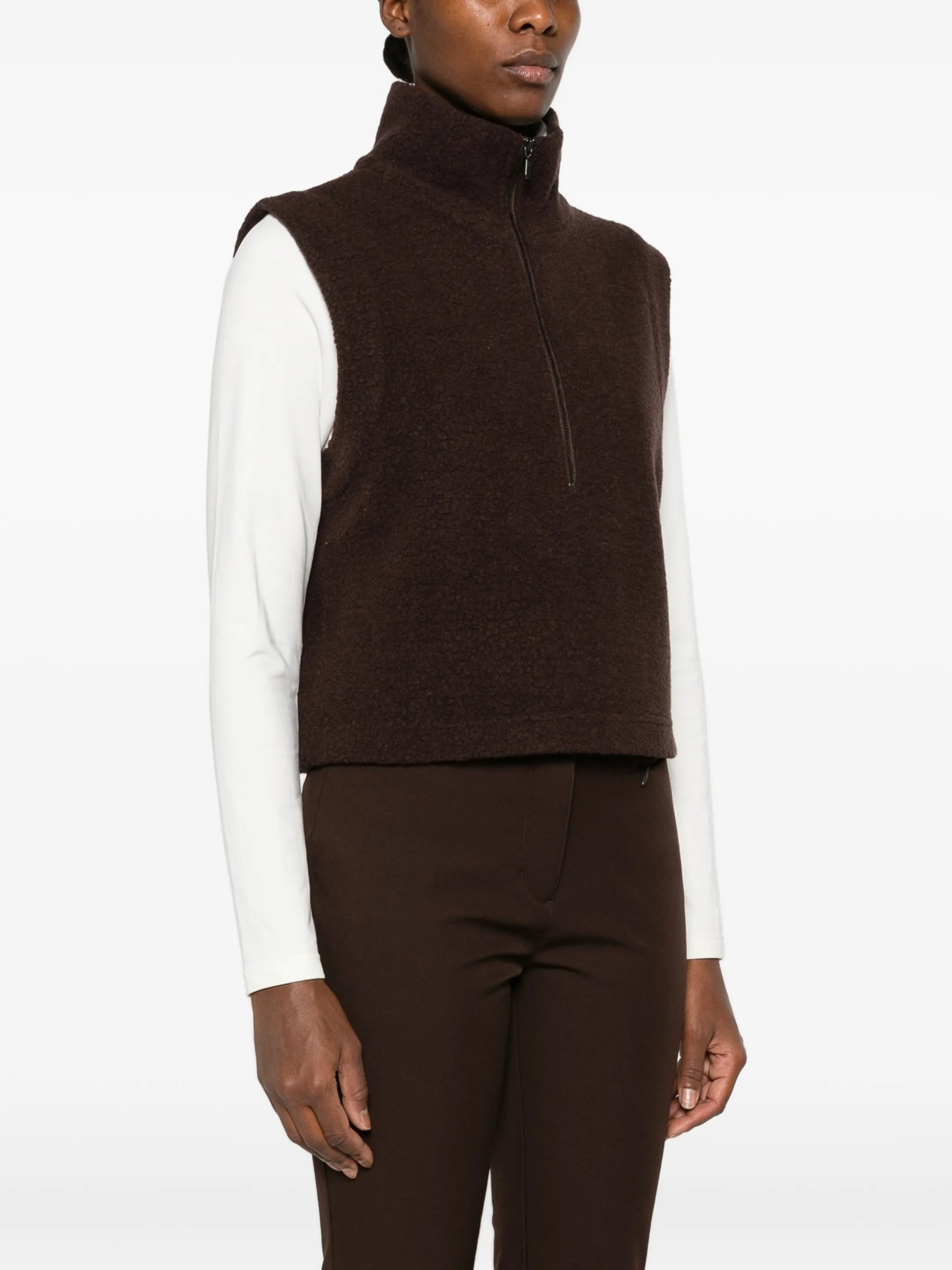 Alta high-neck vest