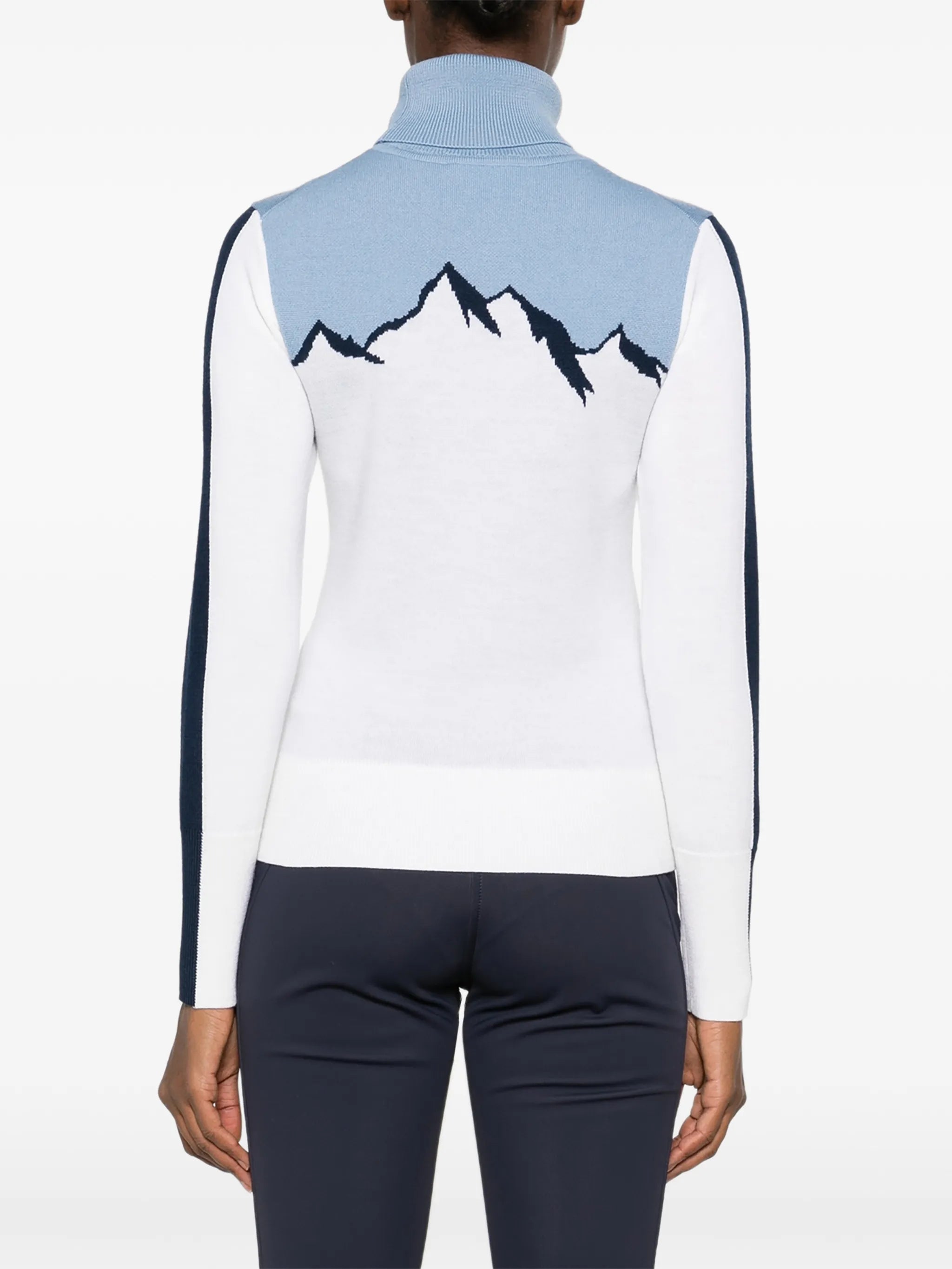 Emu intarsia-knit roll-neck sweater