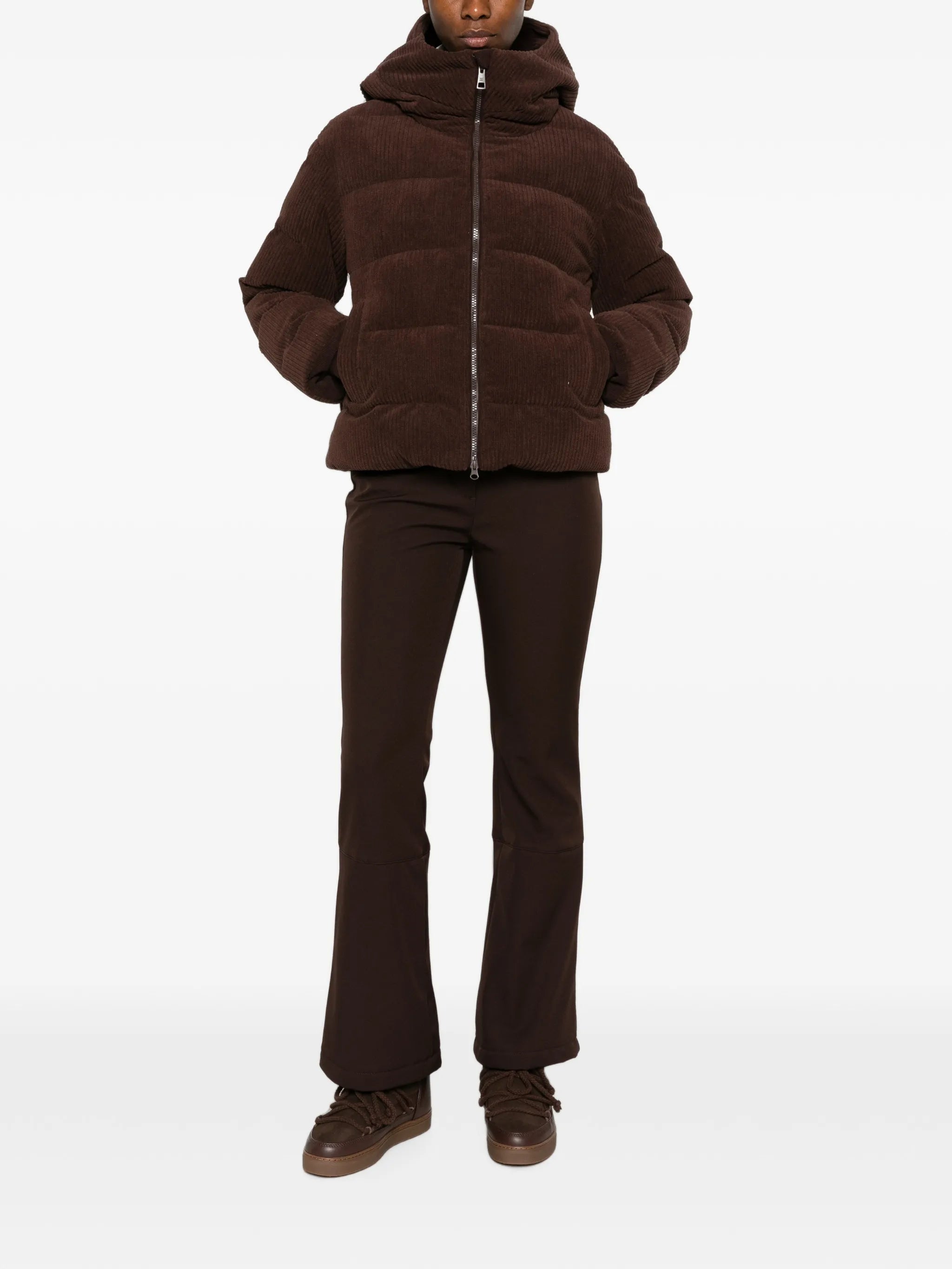Britt corduroy-effect ski jacket
