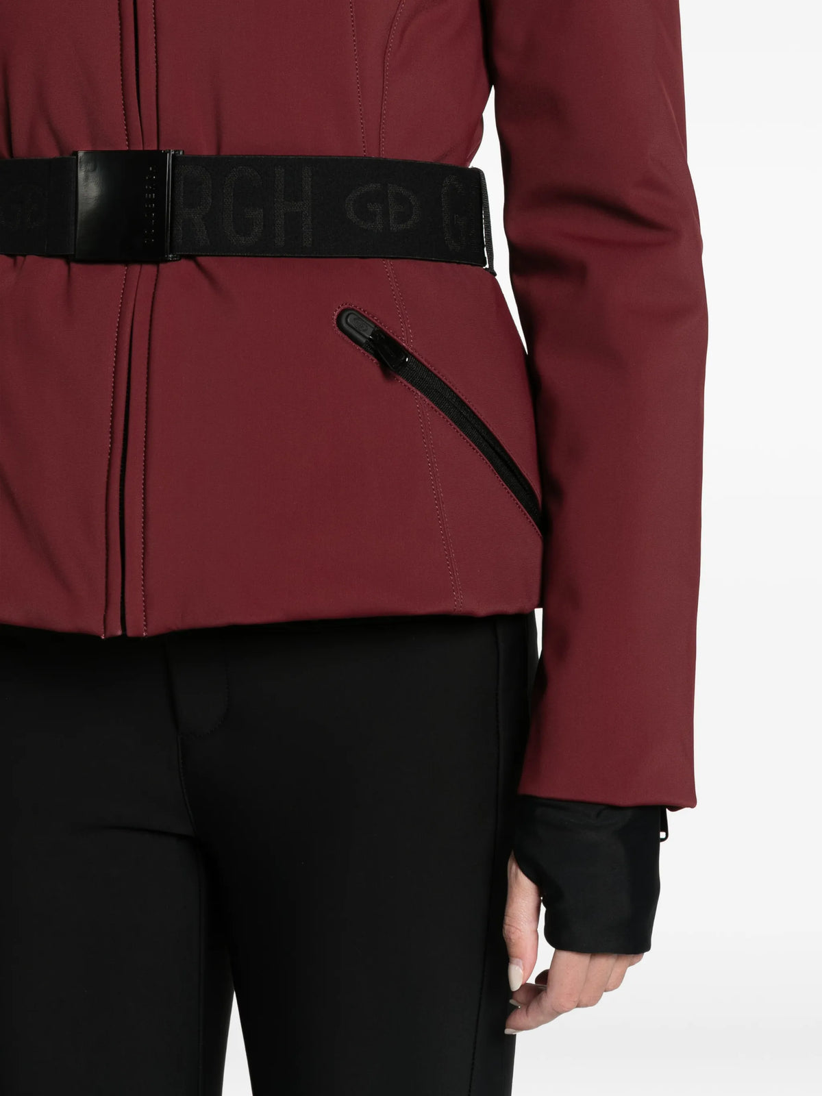 Hida ski jacket faux border