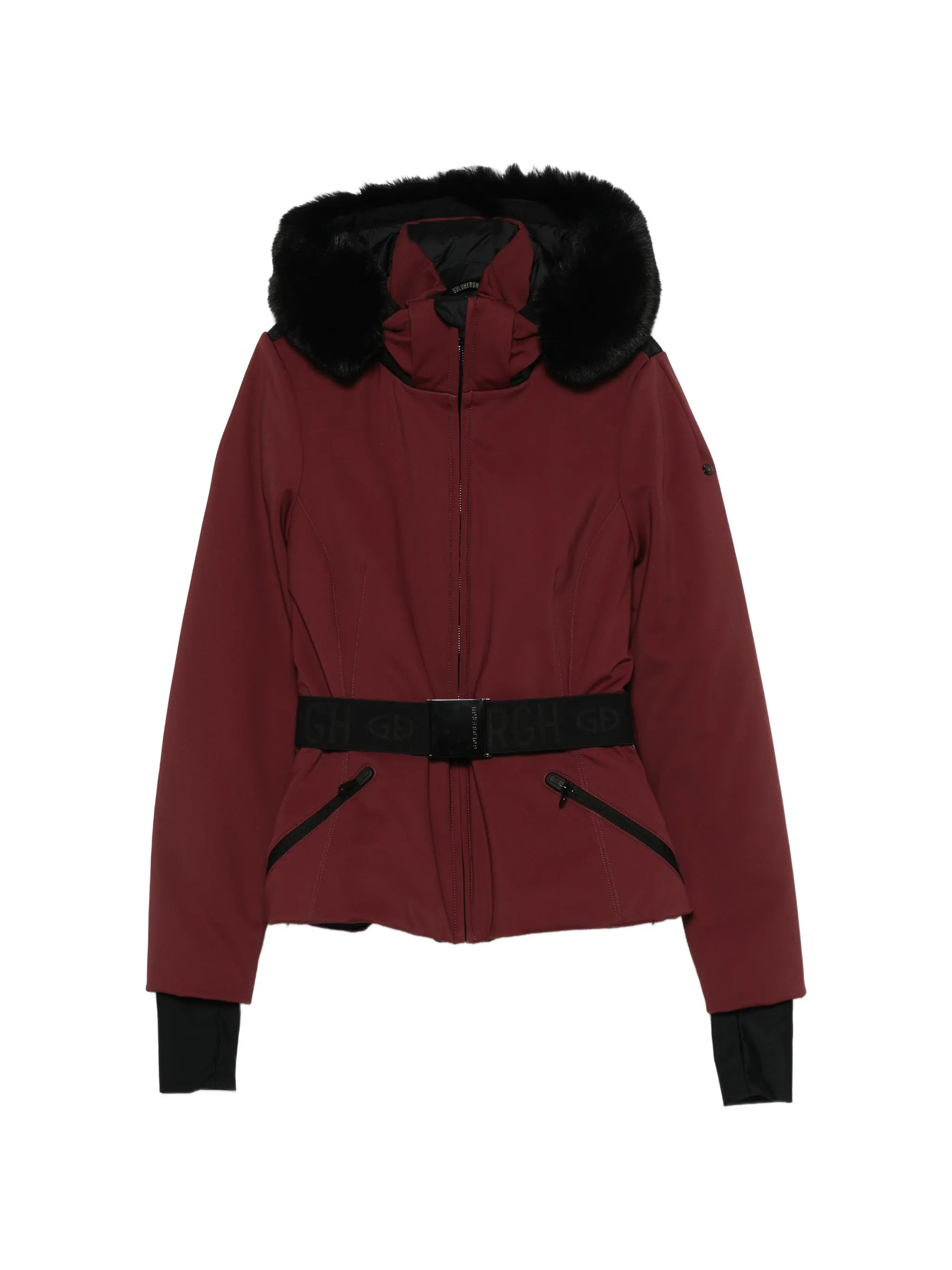 Hida ski jacket faux border