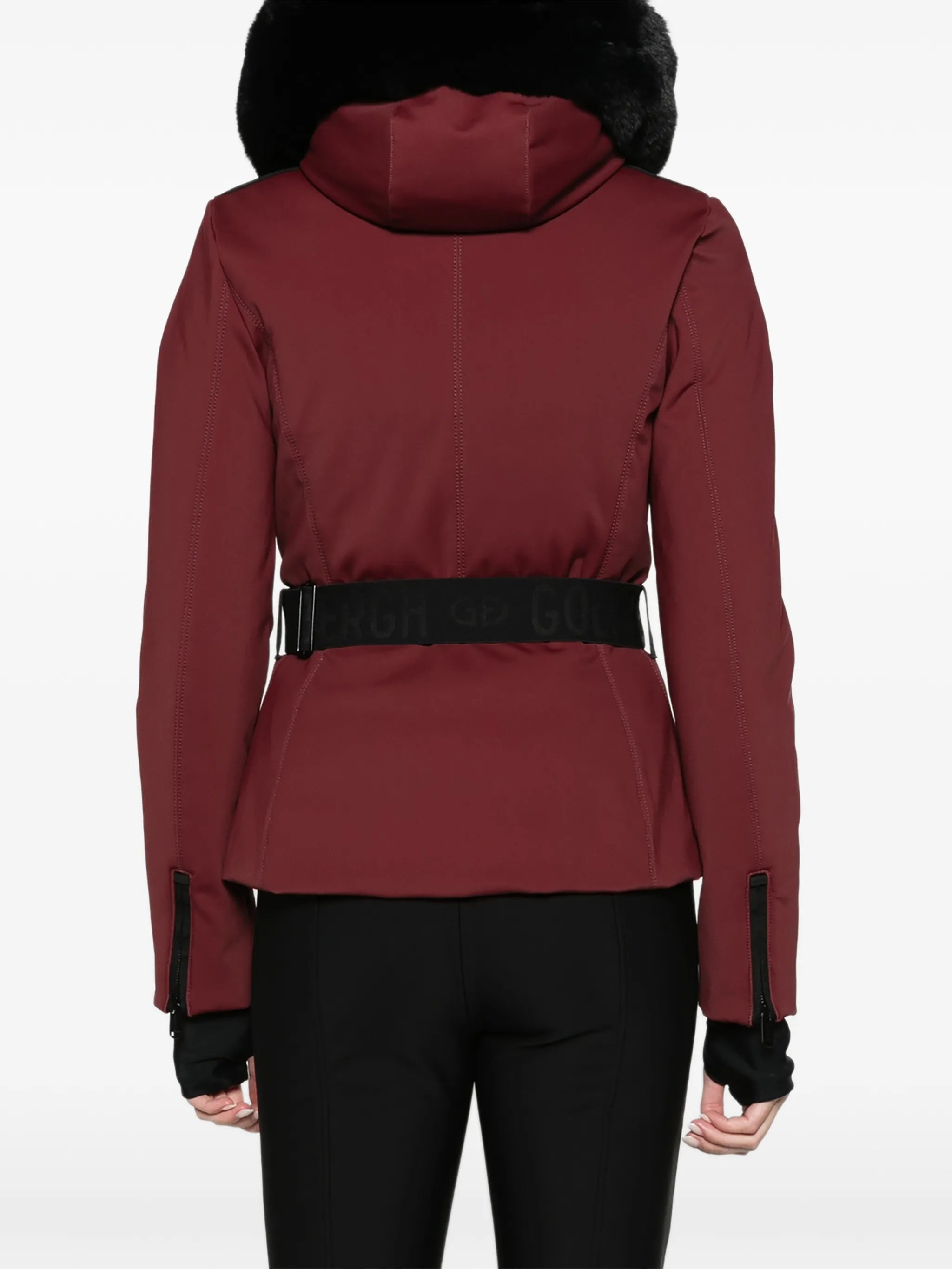 Hida ski jacket faux border
