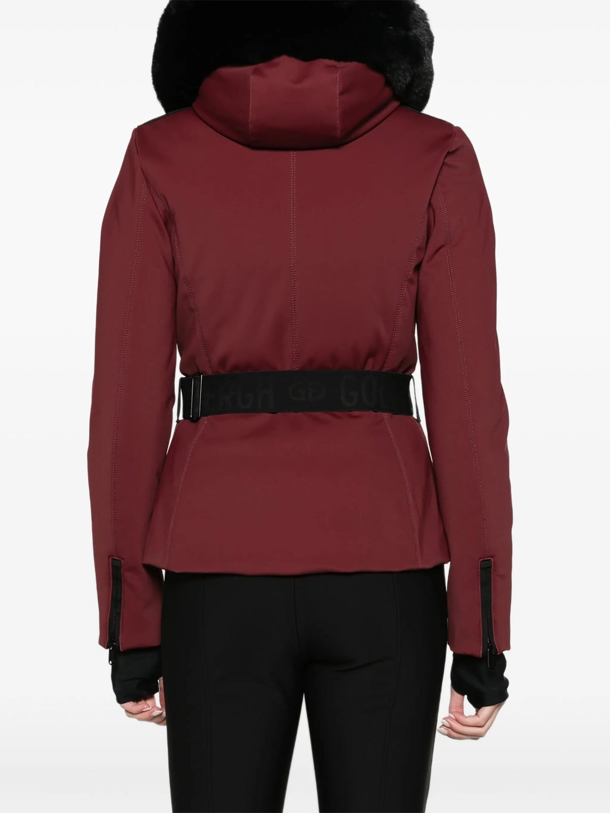 Hida ski jacket faux border