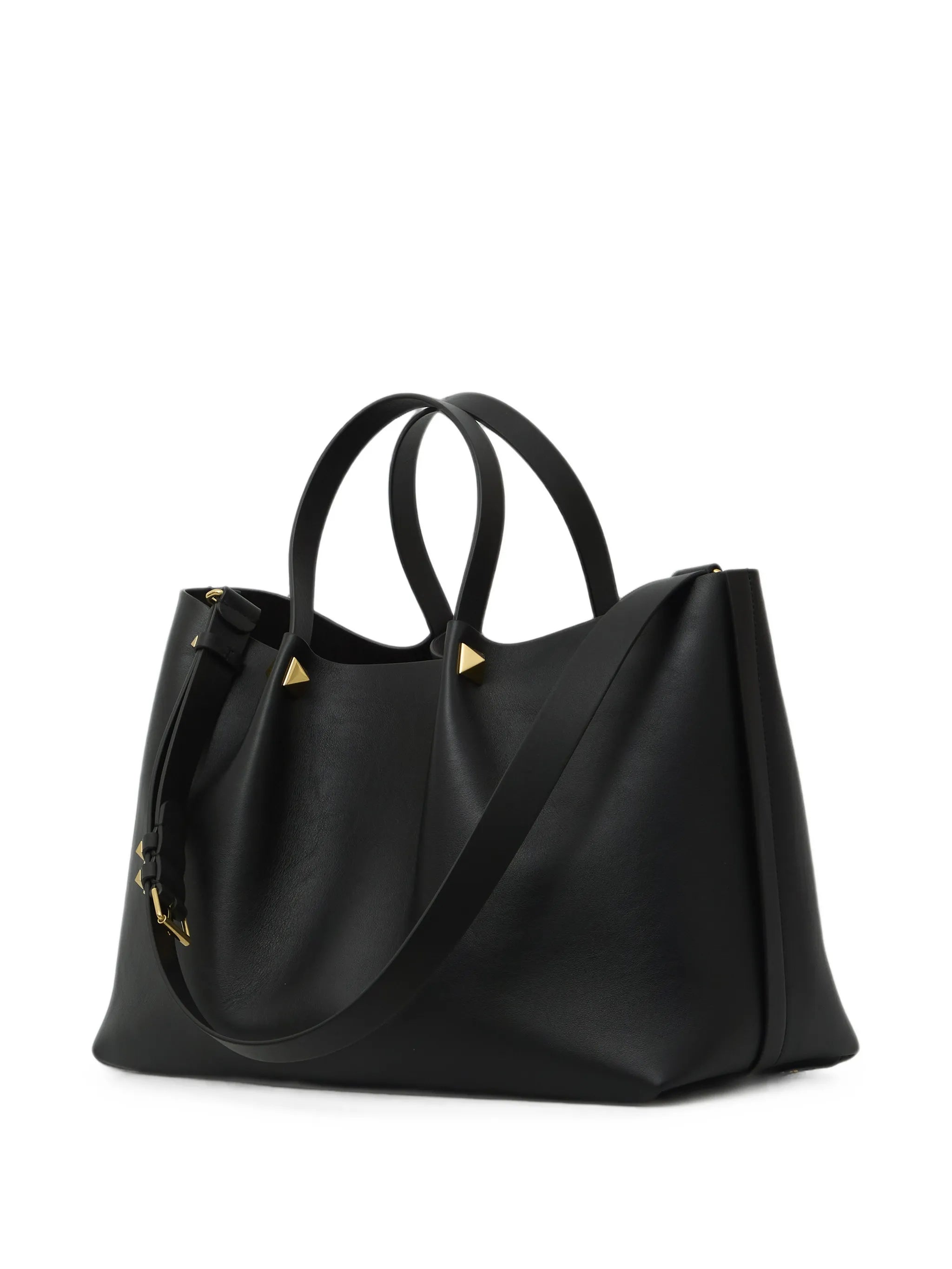 VLogo Signature stud-embellished tote bag