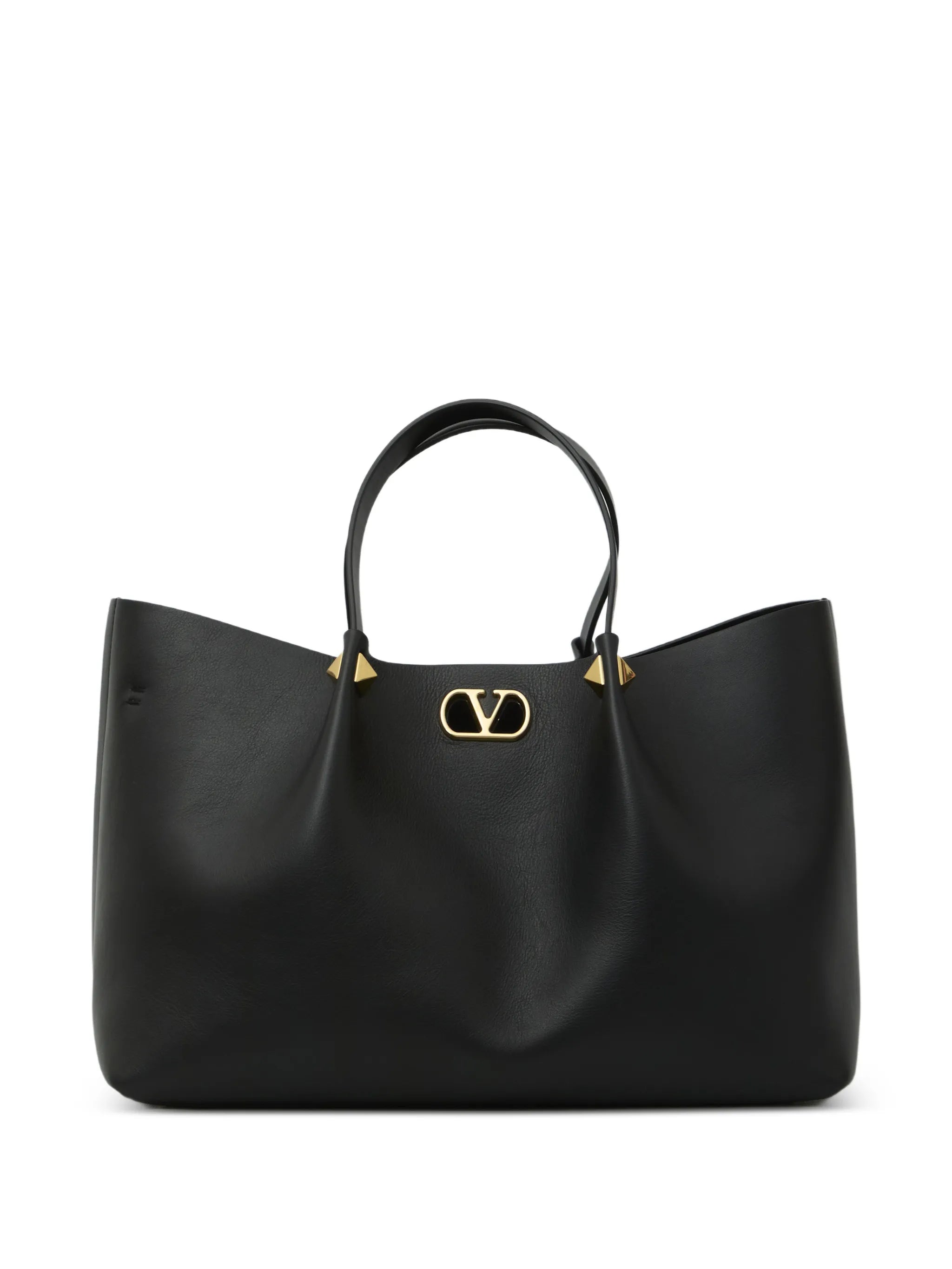 VLogo Signature stud-embellished tote bag