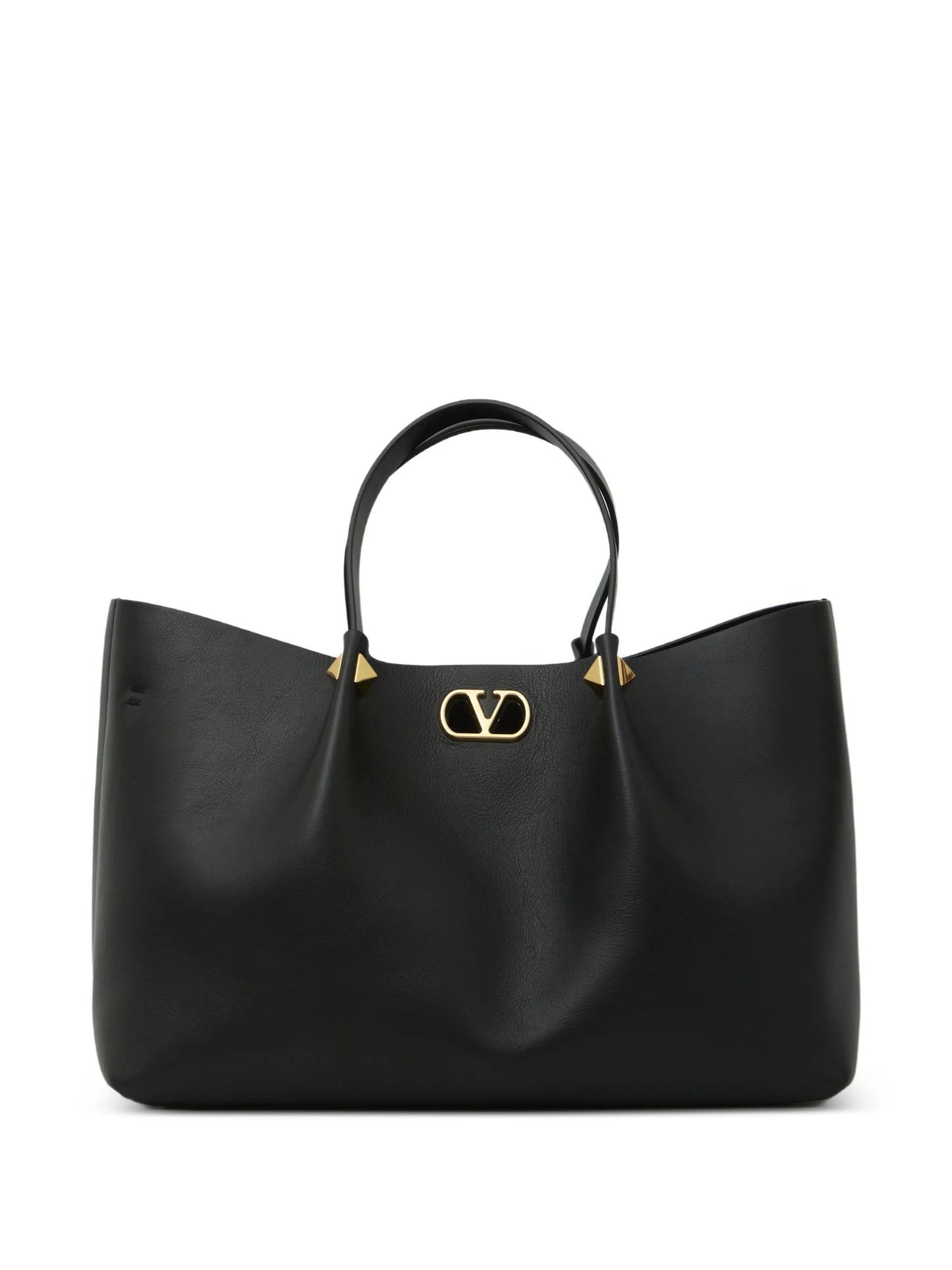 VLogo Signature stud-embellished tote bag