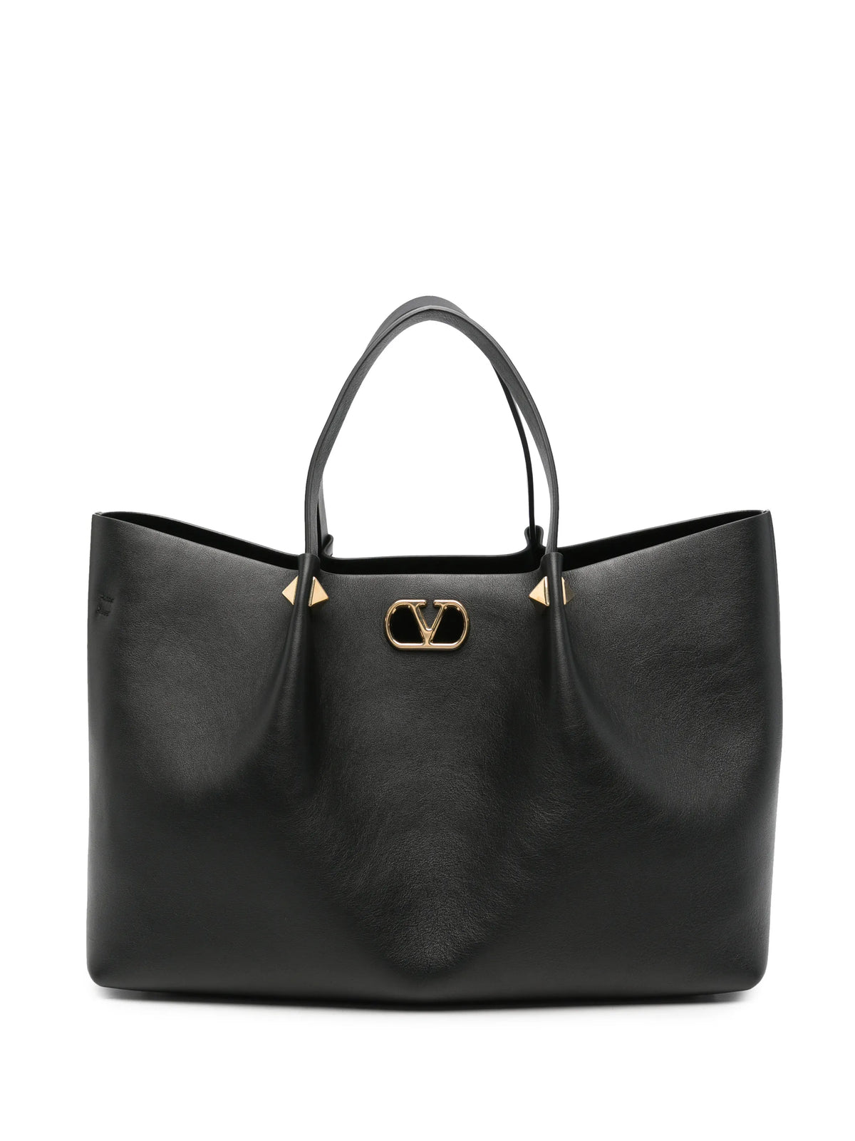 VLogo Signature leather tote bag
