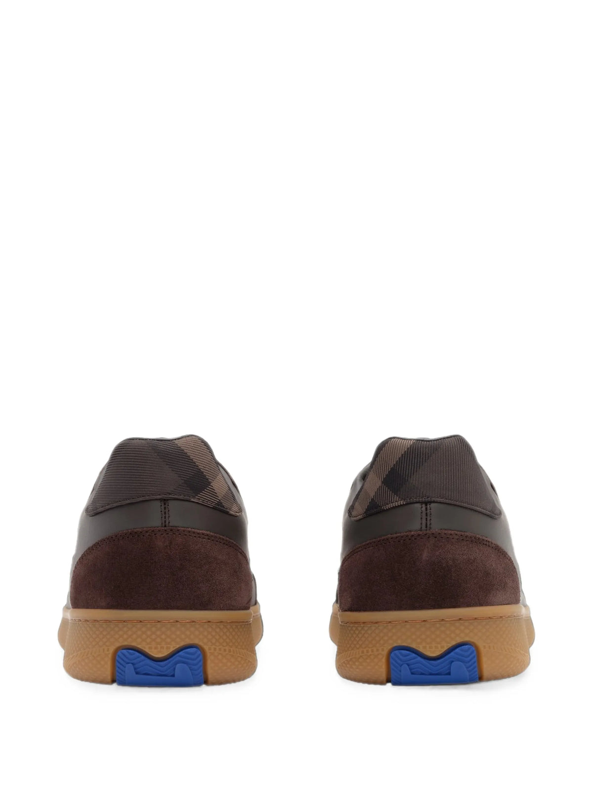 leather, suede and Check Terrace sneakers