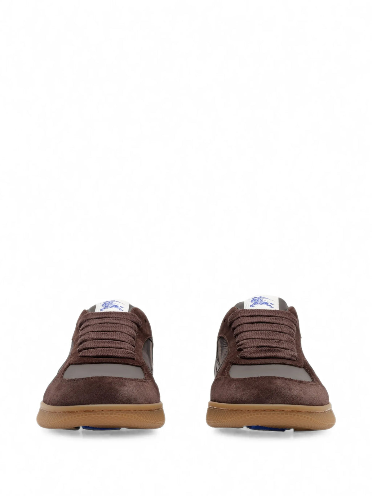 leather, suede and Check Terrace sneakers