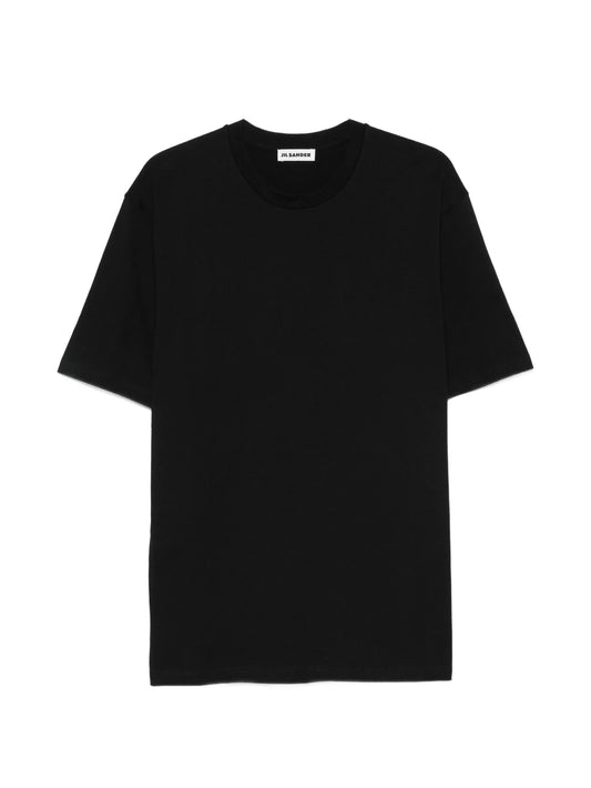 slogan-print short-sleeve T-shirt