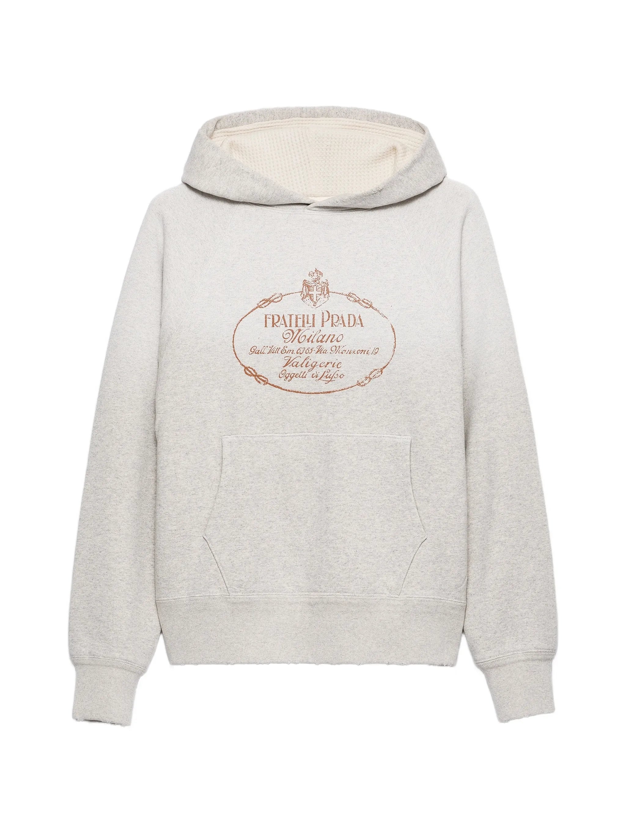 logo-print hoodie
