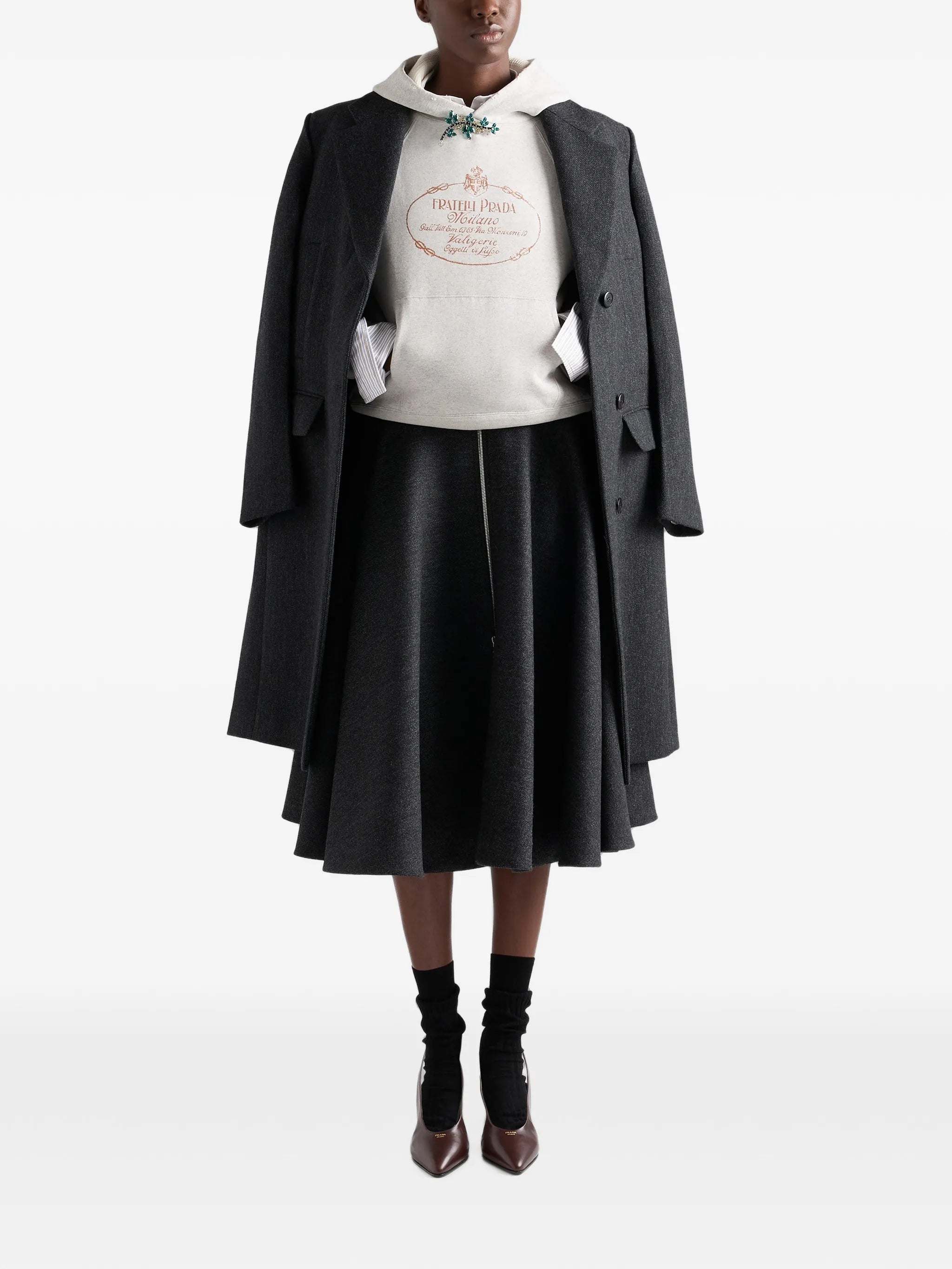 cotton fleece hoodie