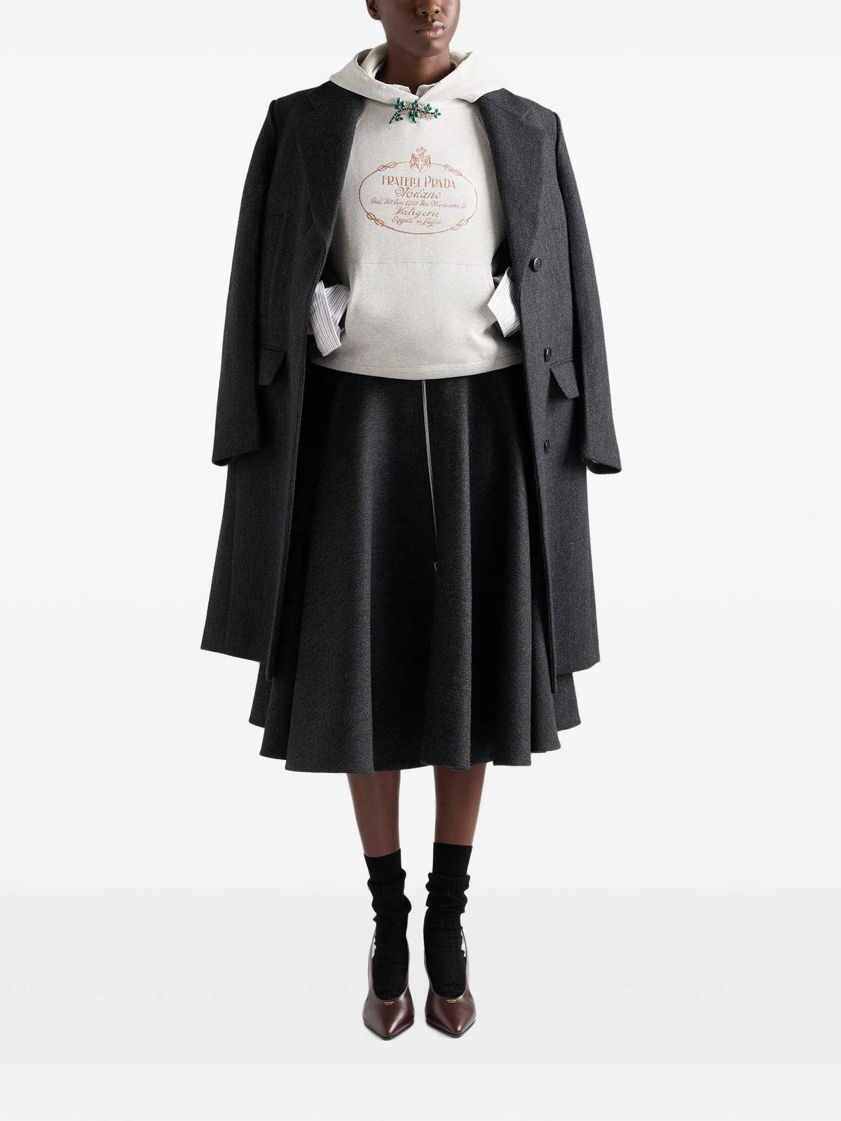 cotton fleece hoodie