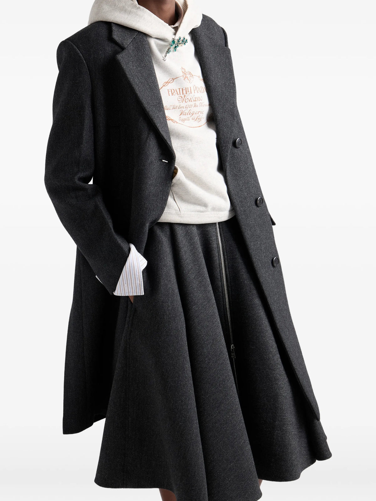 cotton fleece hoodie