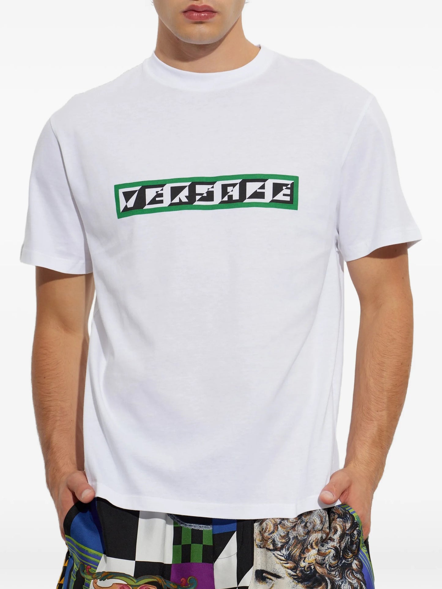 printed cotton-jersey regular T-shirt