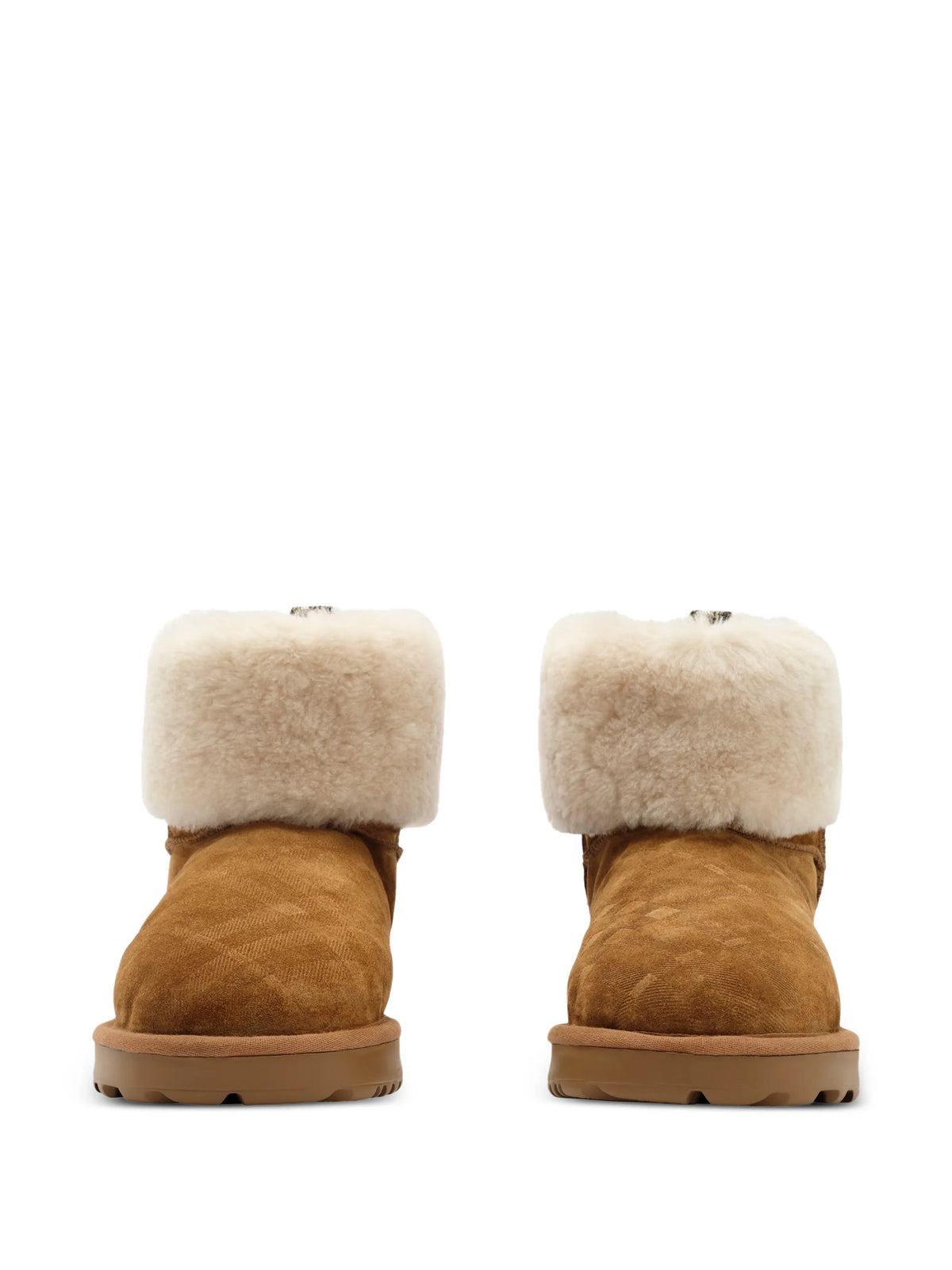 Check shearling Flint boots