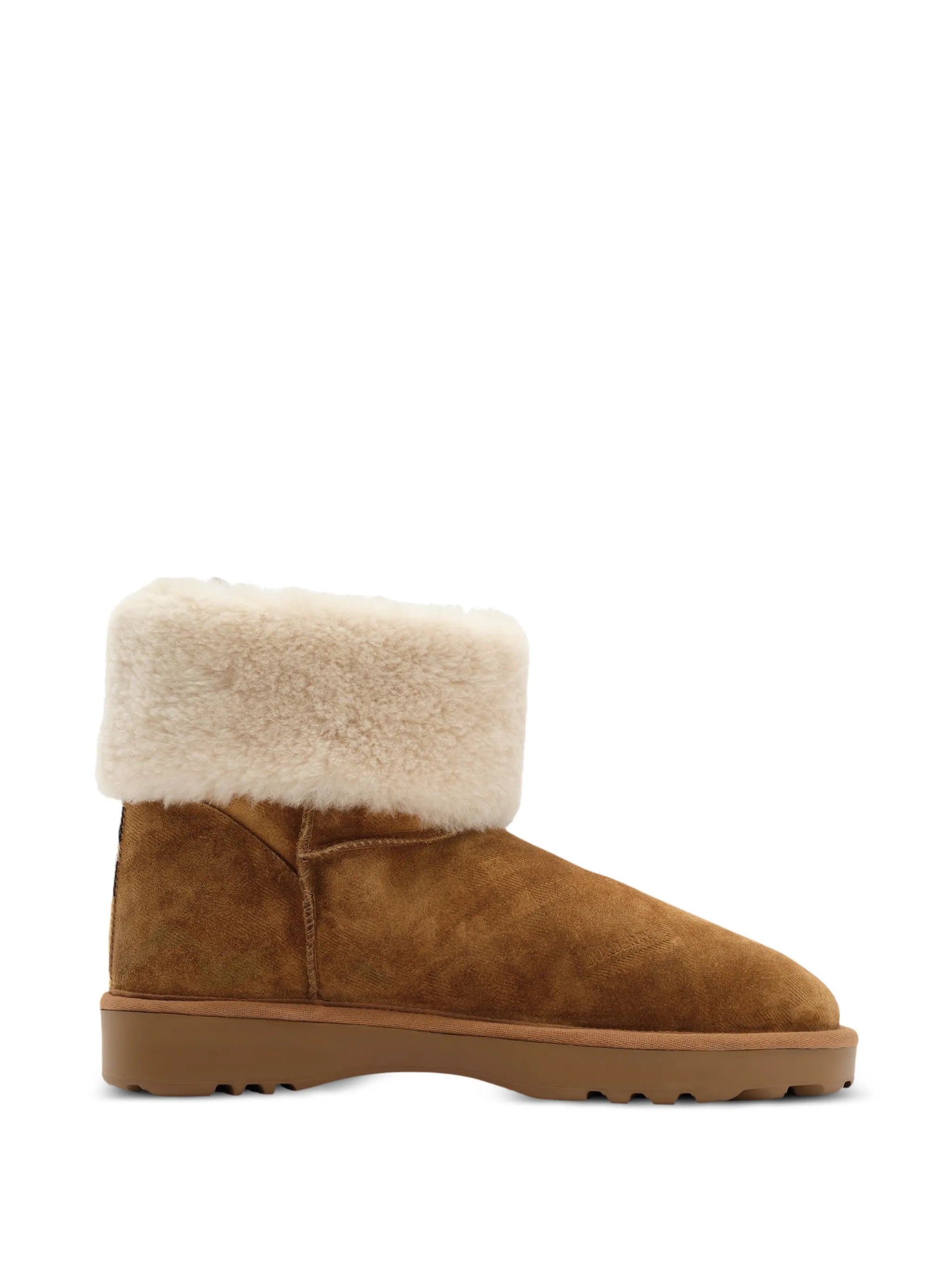 Check shearling Flint boots