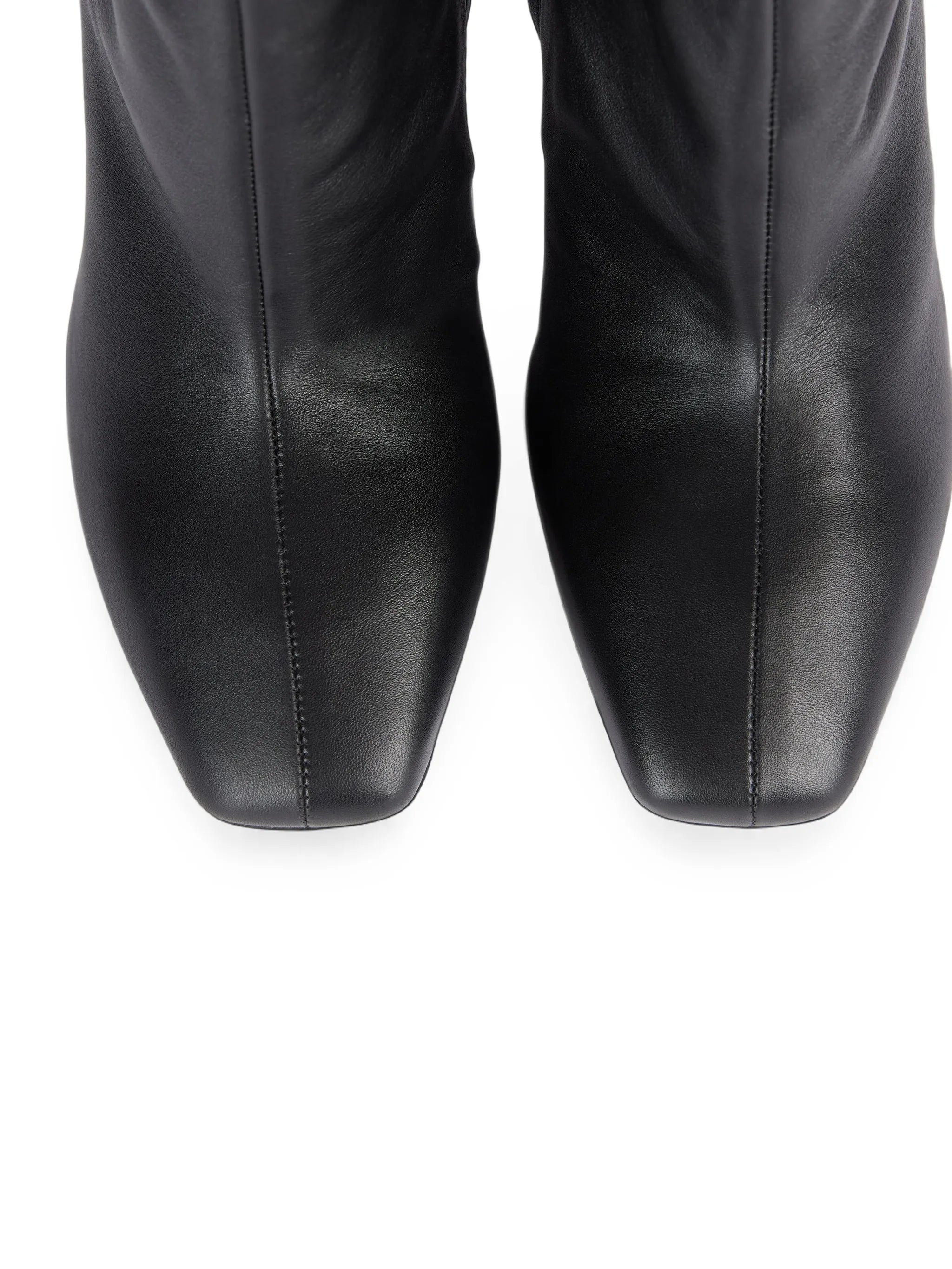 wedge smooth-leather ankle boots