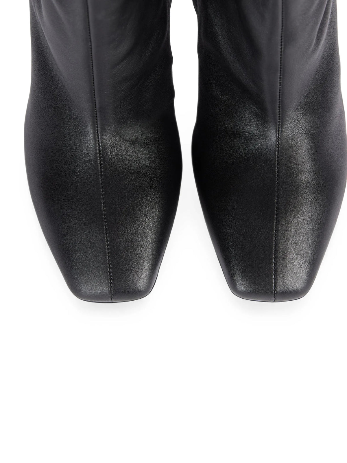 wedge smooth-leather ankle boots