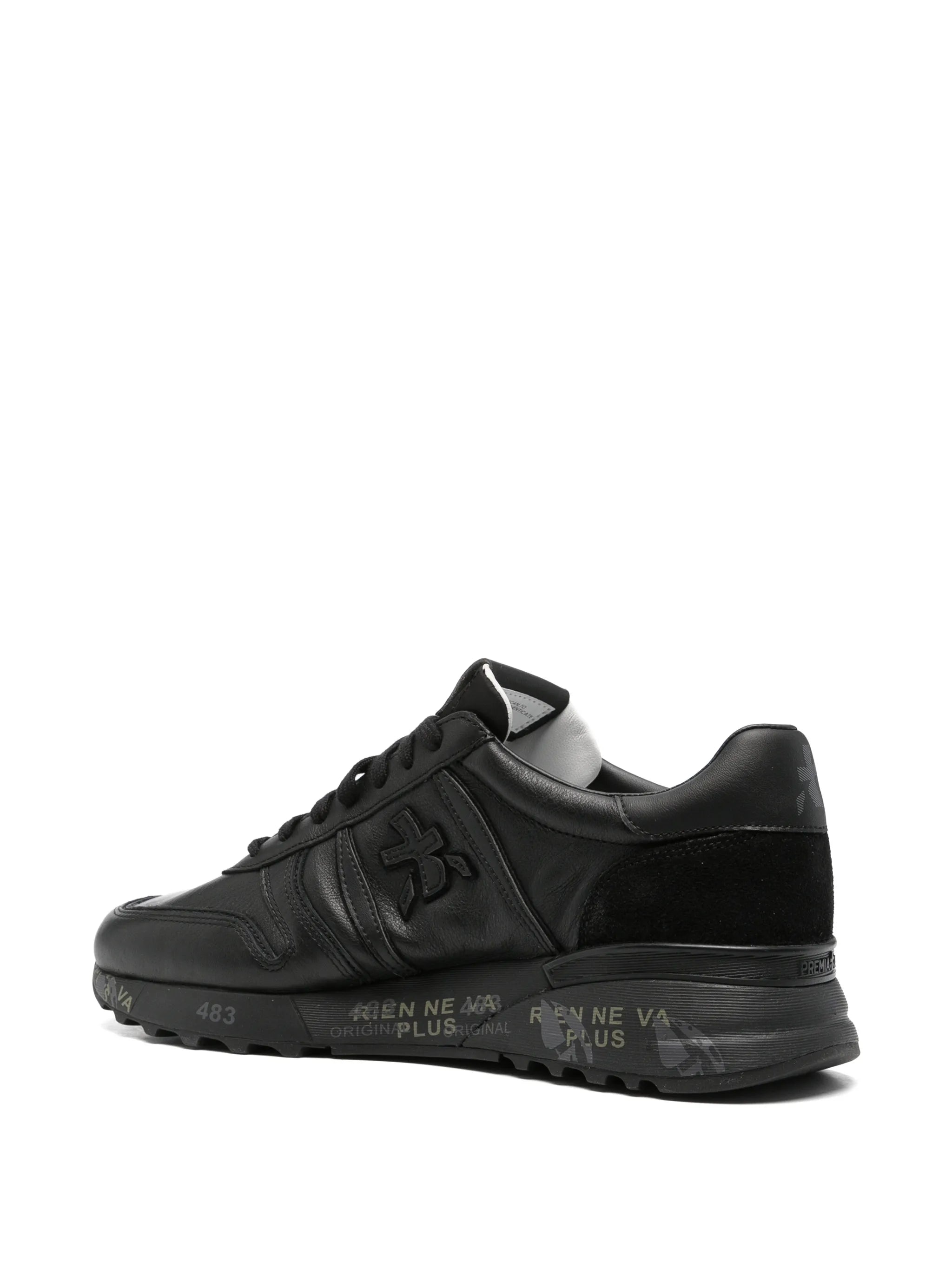 Lander logo-patch sneakers