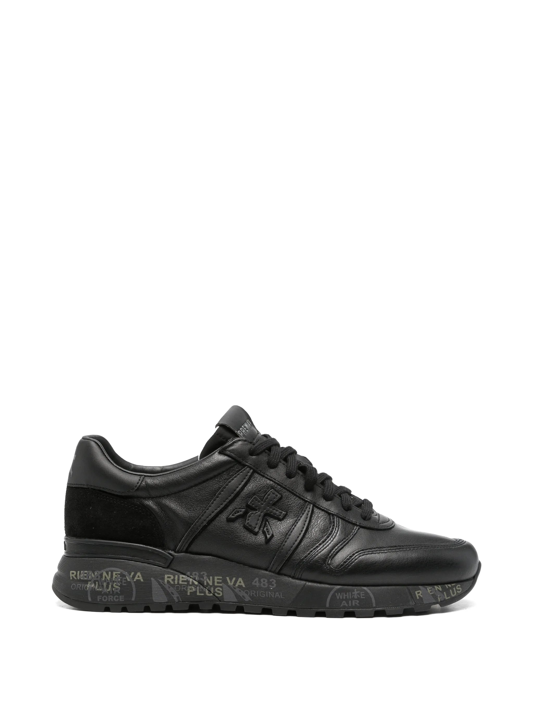 Lander logo-patch sneakers