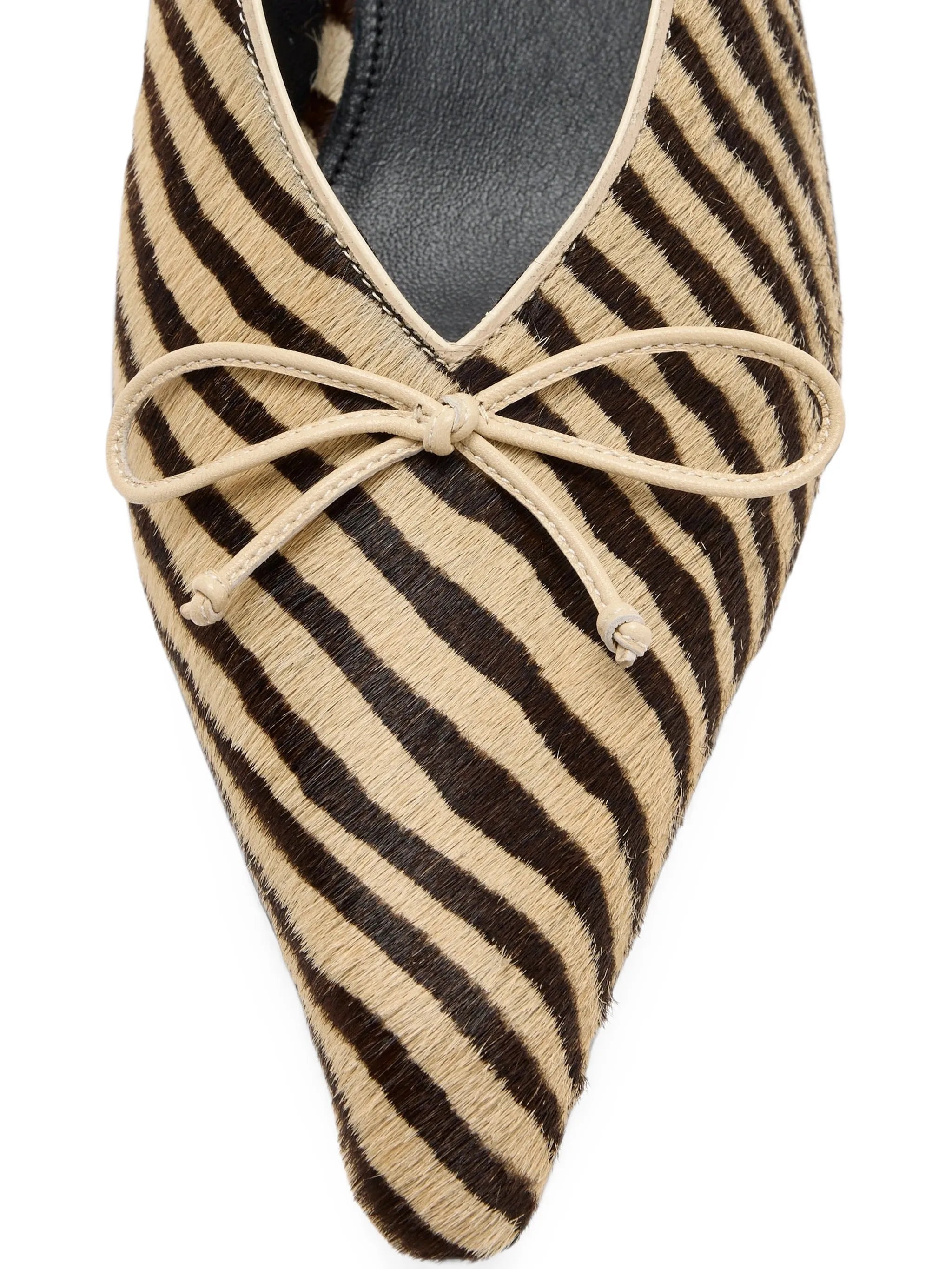 zebra-print bow-detail pumps
