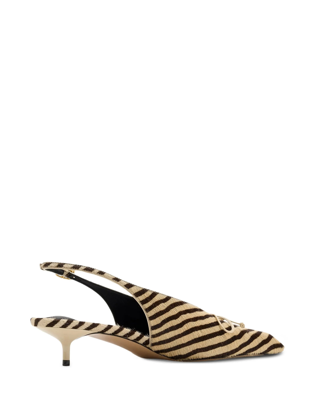 zebra-print bow-detail pumps
