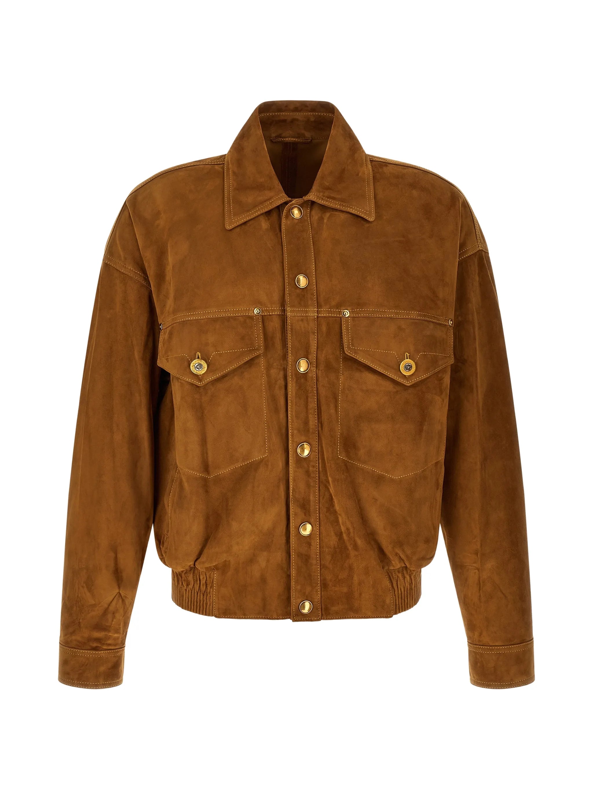 Medusa suede jacket