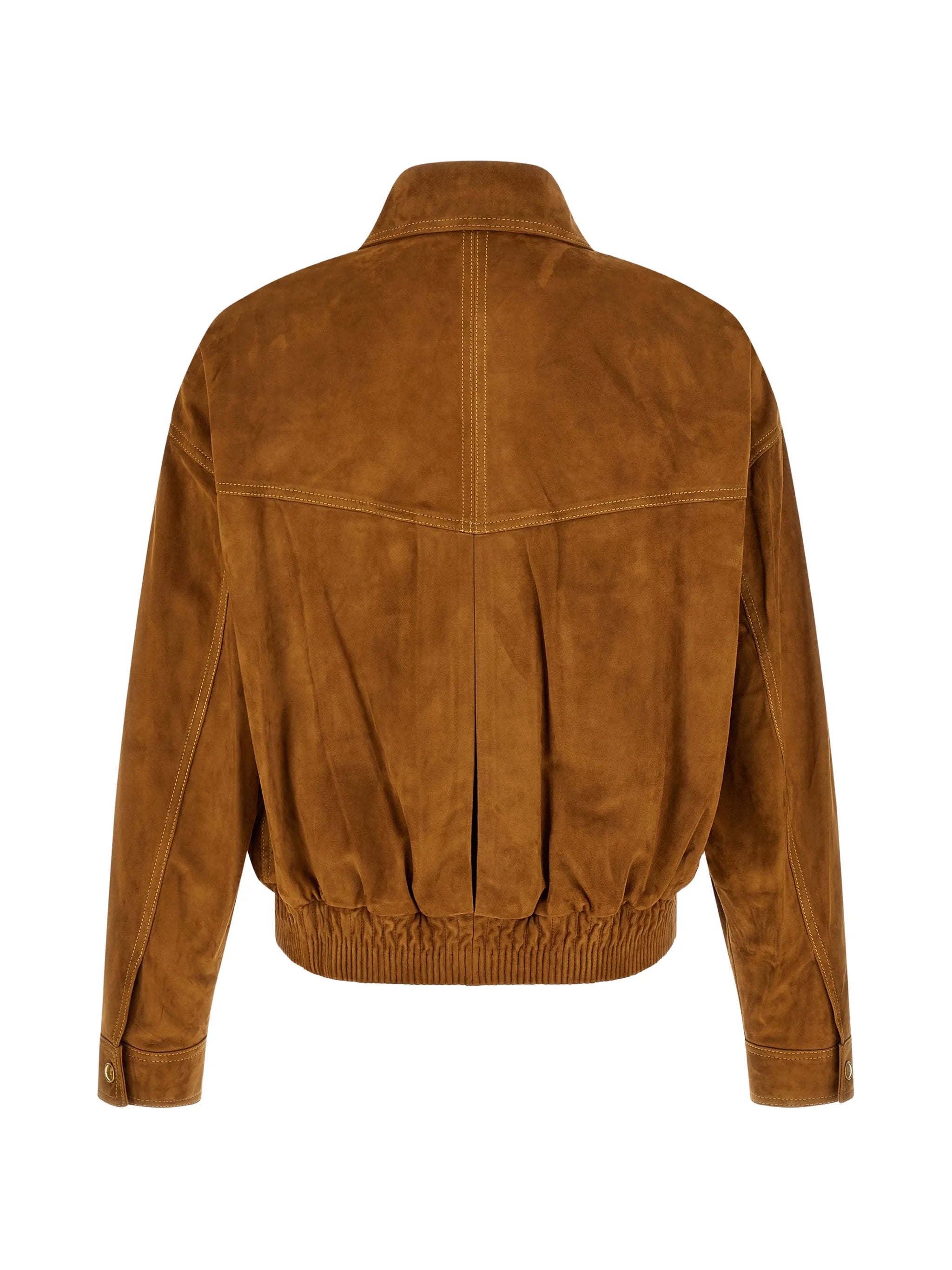 Medusa suede jacket