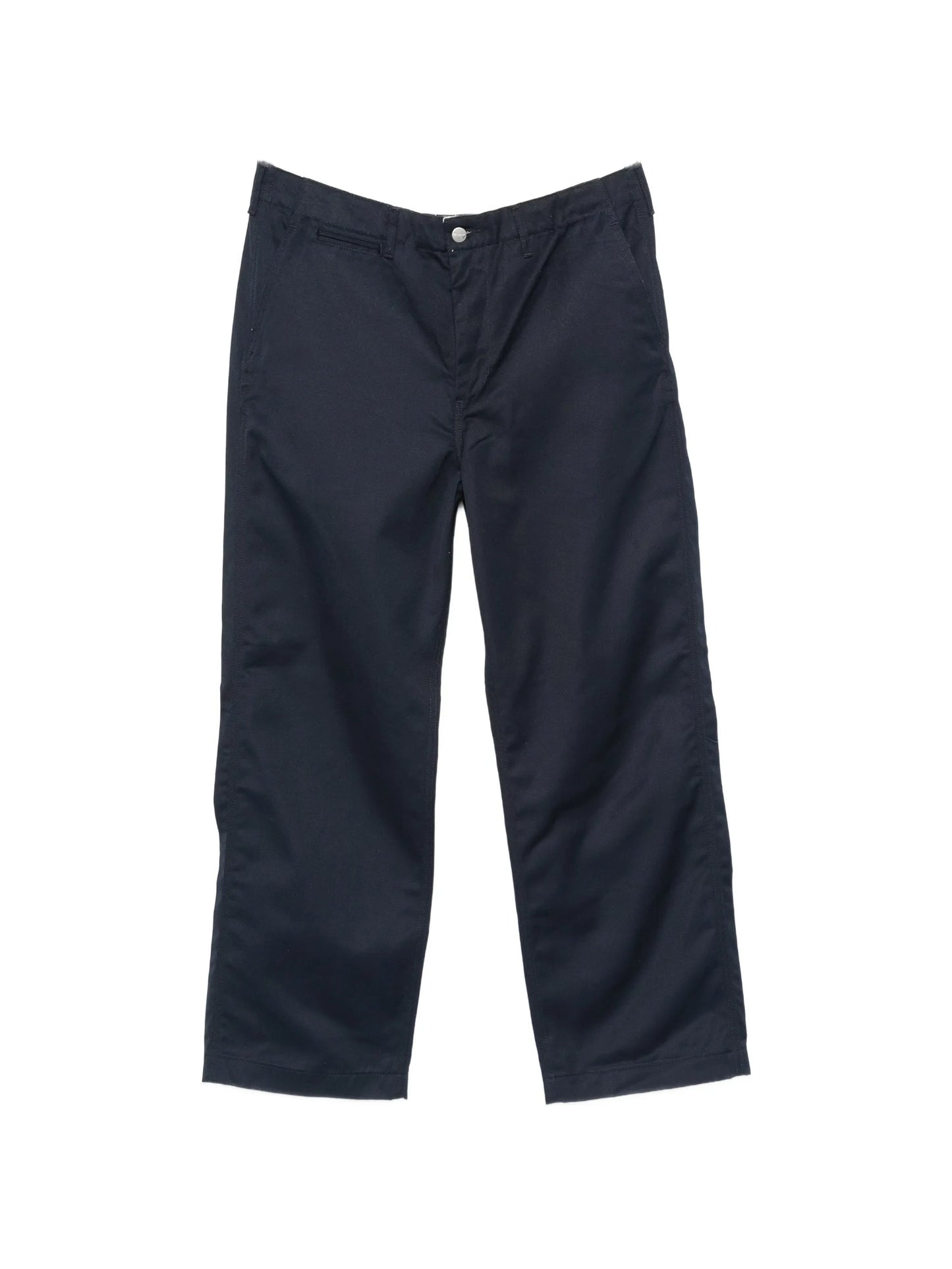 logo-patch straight-leg trousers