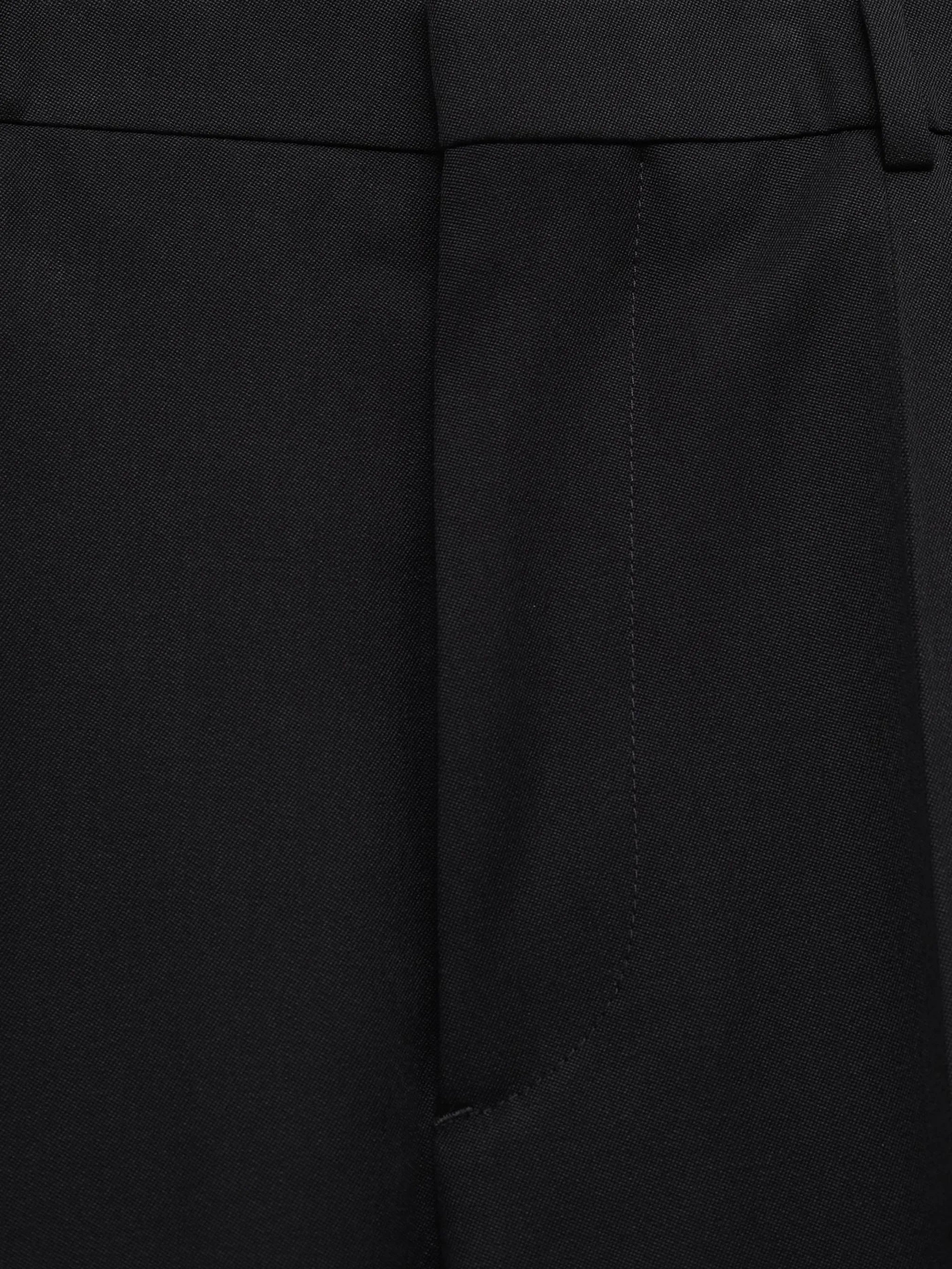 buckled-strap split-hem tailored trousers