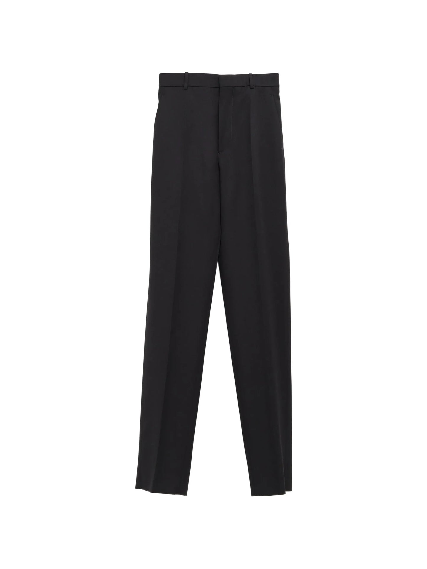 buckled-strap split-hem tailored trousers