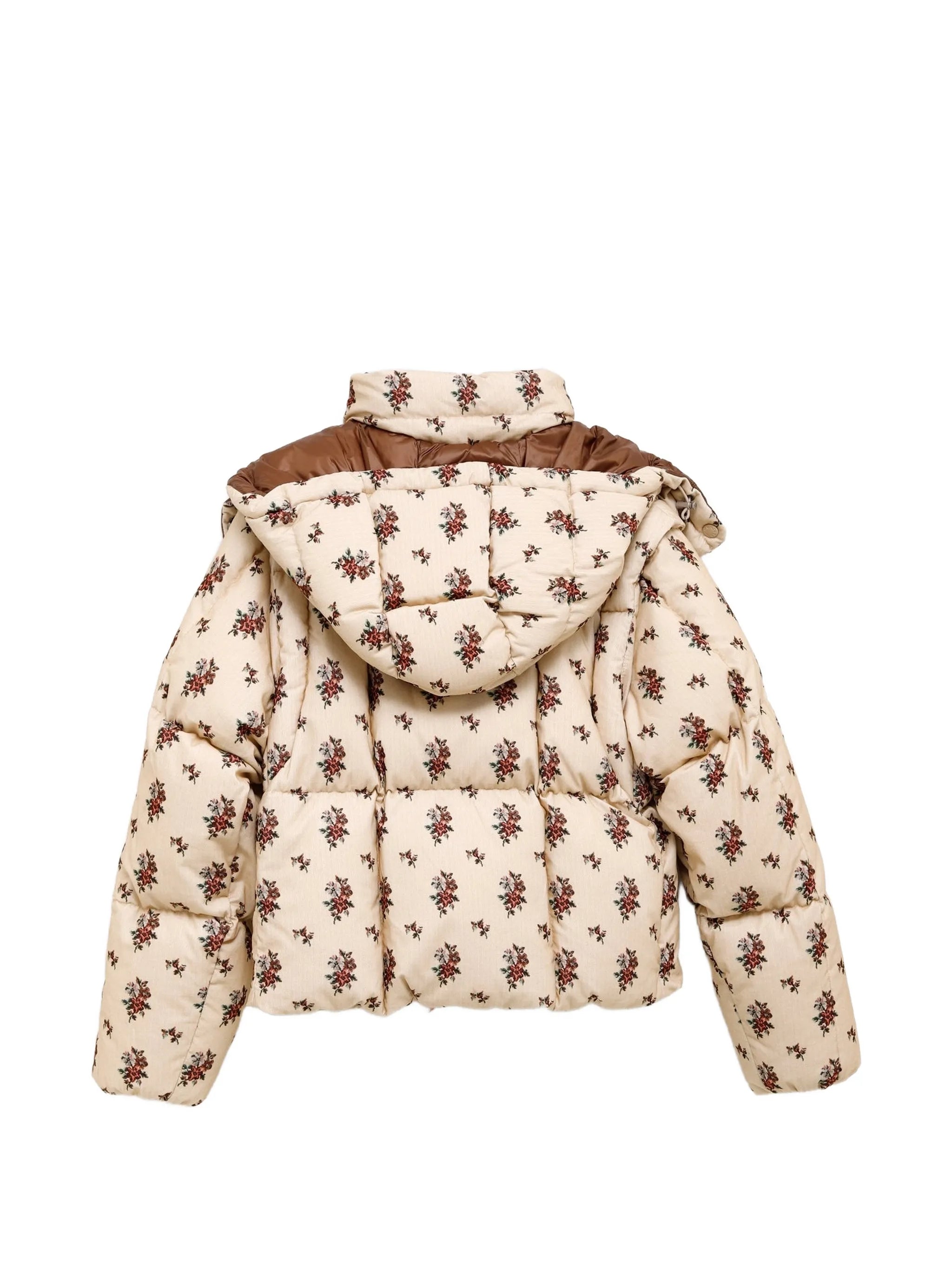 Torcol floral-print puffer jacket