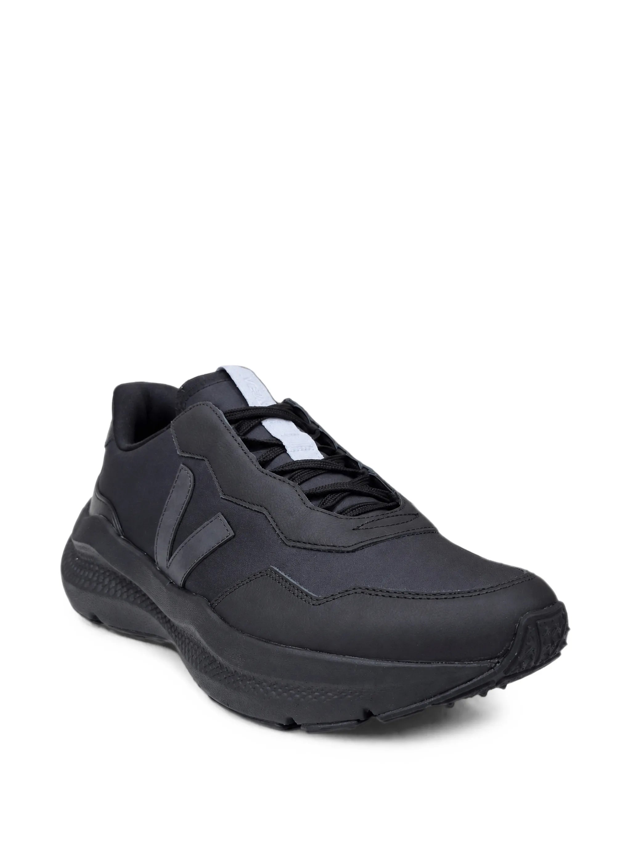 x CFCL logo-patch leather sneakers