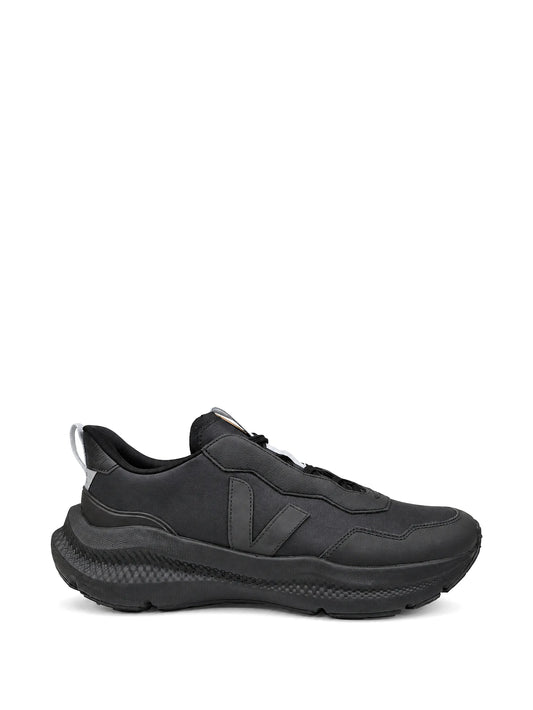 x CFCL logo-patch leather sneakers