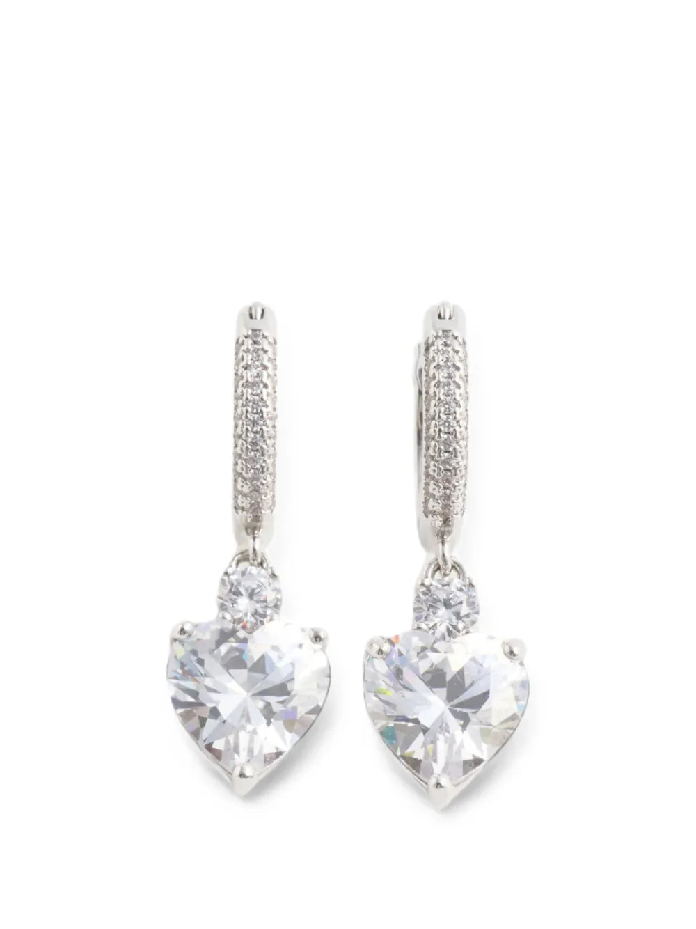 bow crystal earrings