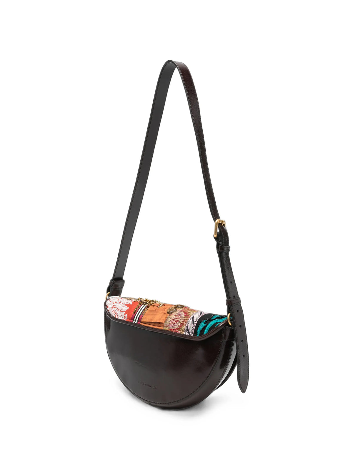 Arc embellished shoulder bag