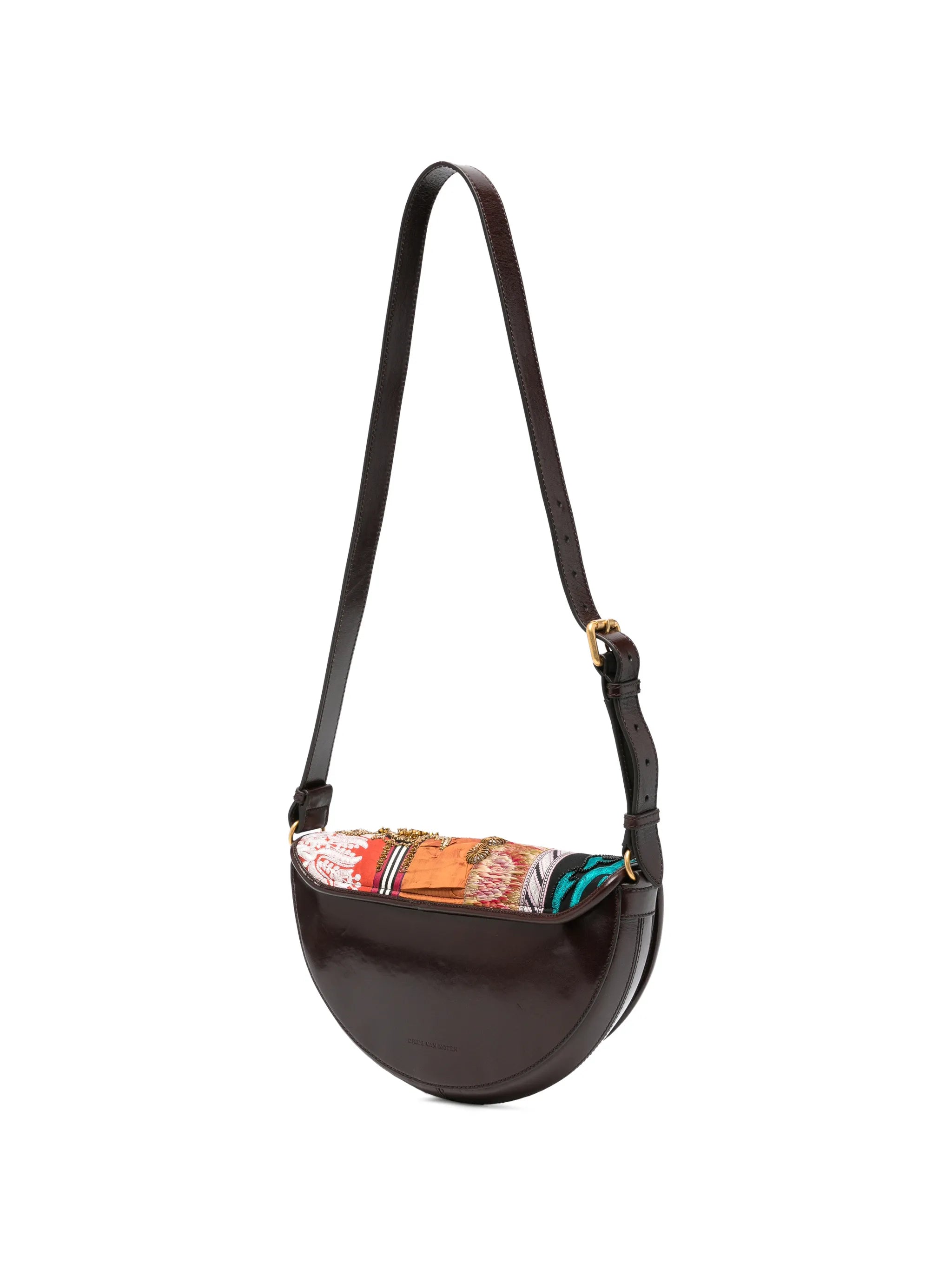 Arc embellished shoulder bag