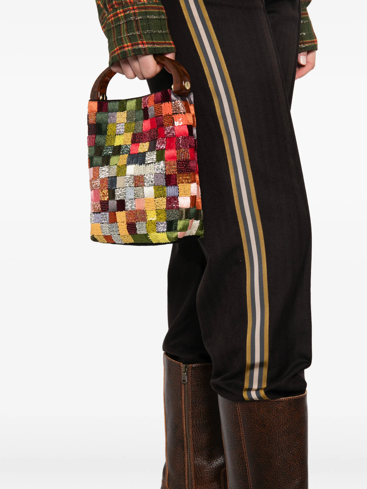 Crispino embellished top-handle tote bag