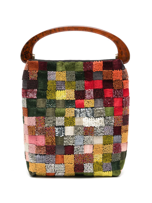 Crispino embellished top-handle tote bag