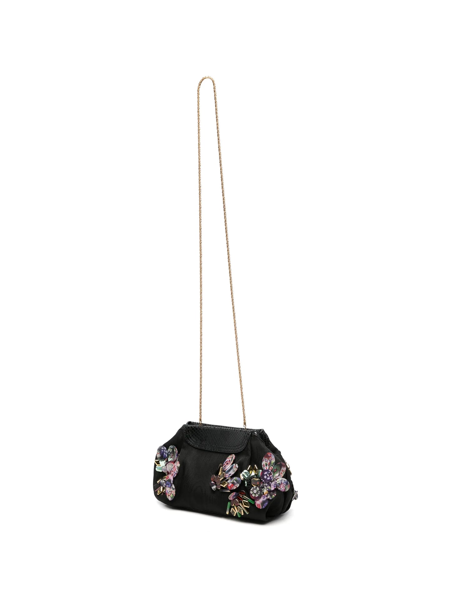 sequin-embellished clutch bag