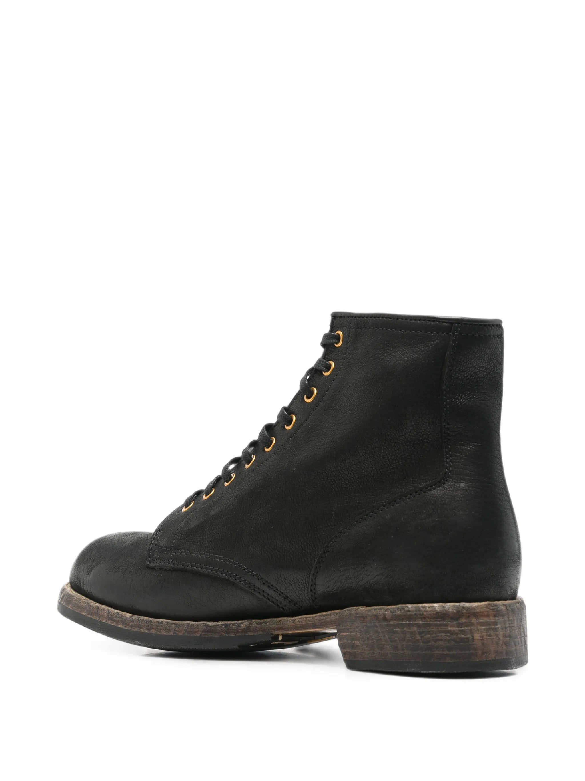 Brigadier Hi-Folk lace-up boots