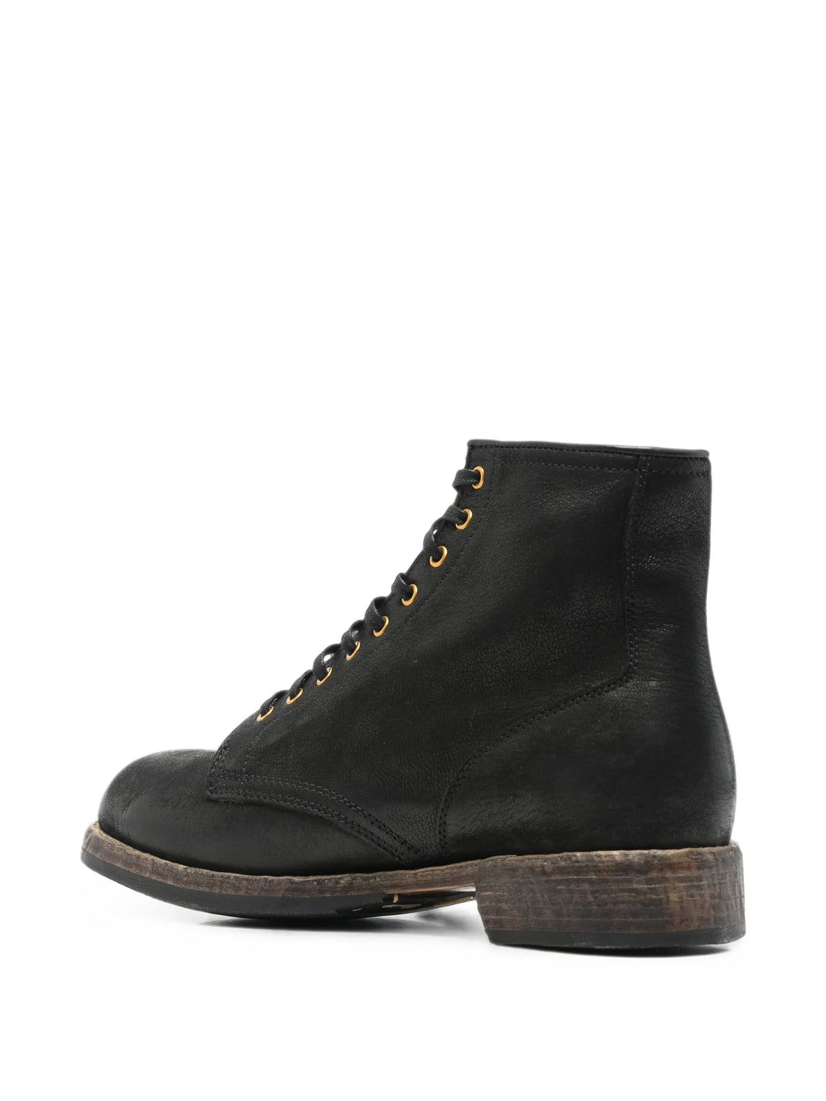 Brigadier Hi-Folk lace-up boots
