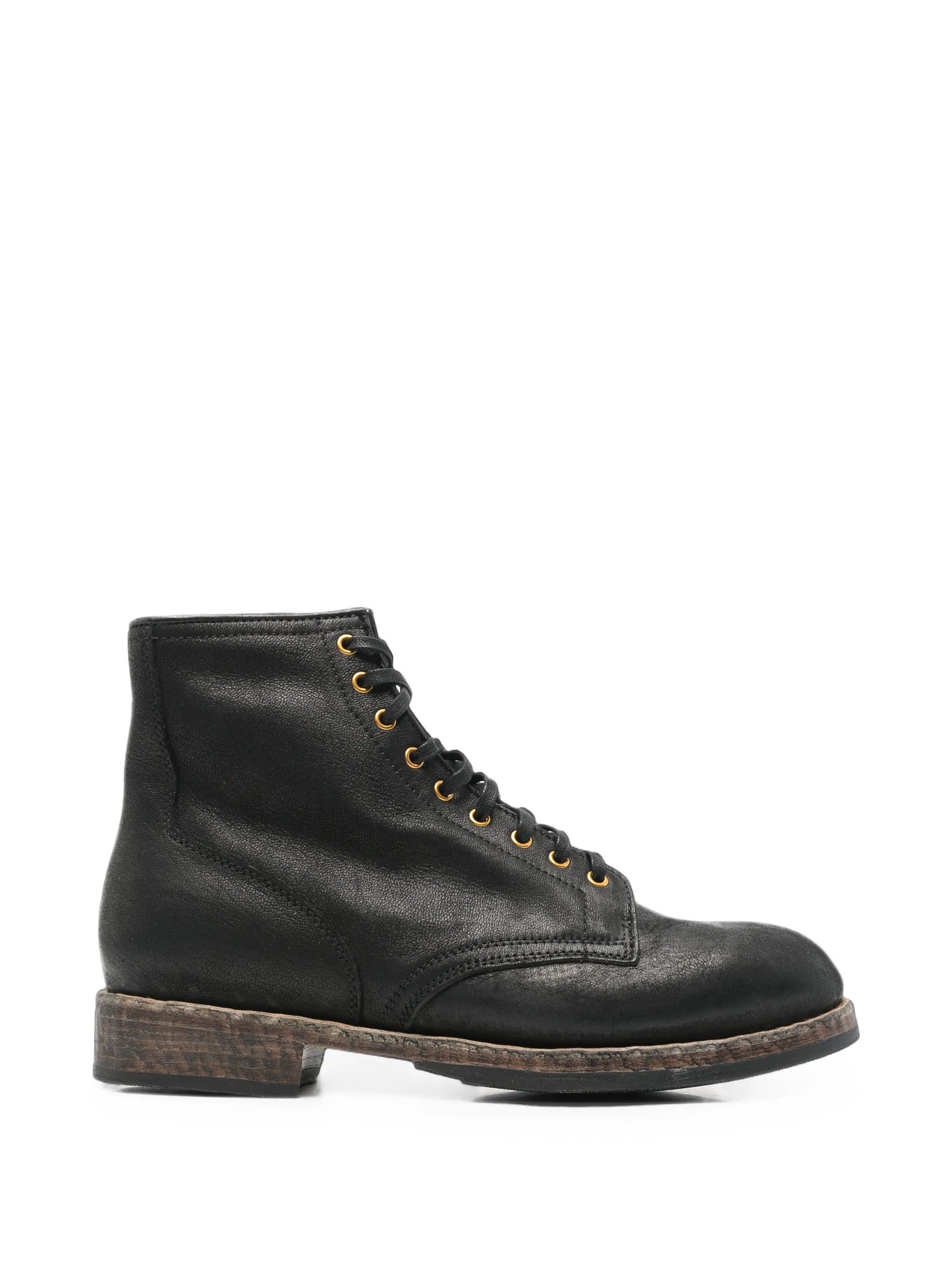 Brigadier Hi-Folk lace-up boots
