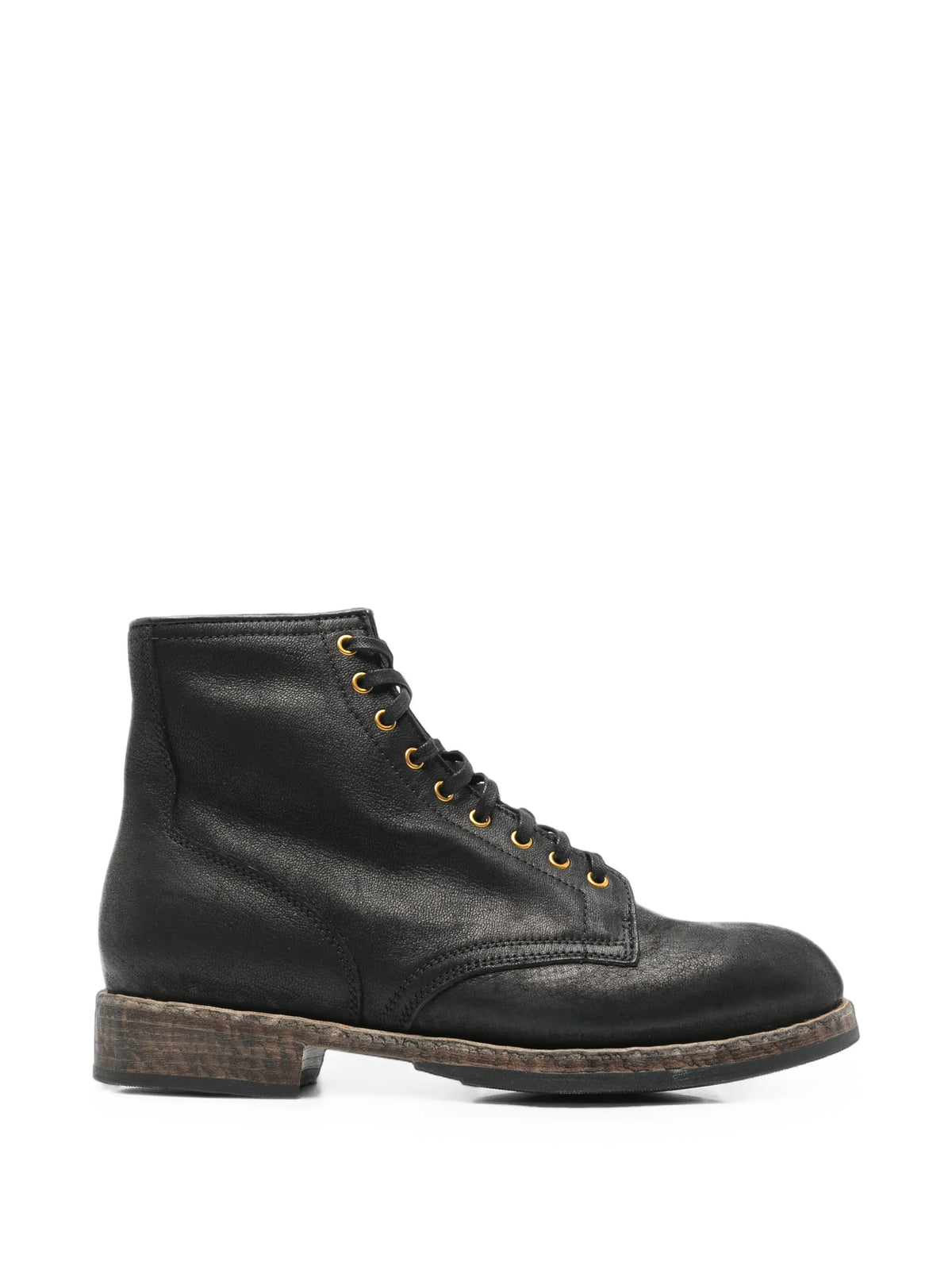 Brigadier Hi-Folk lace-up boots