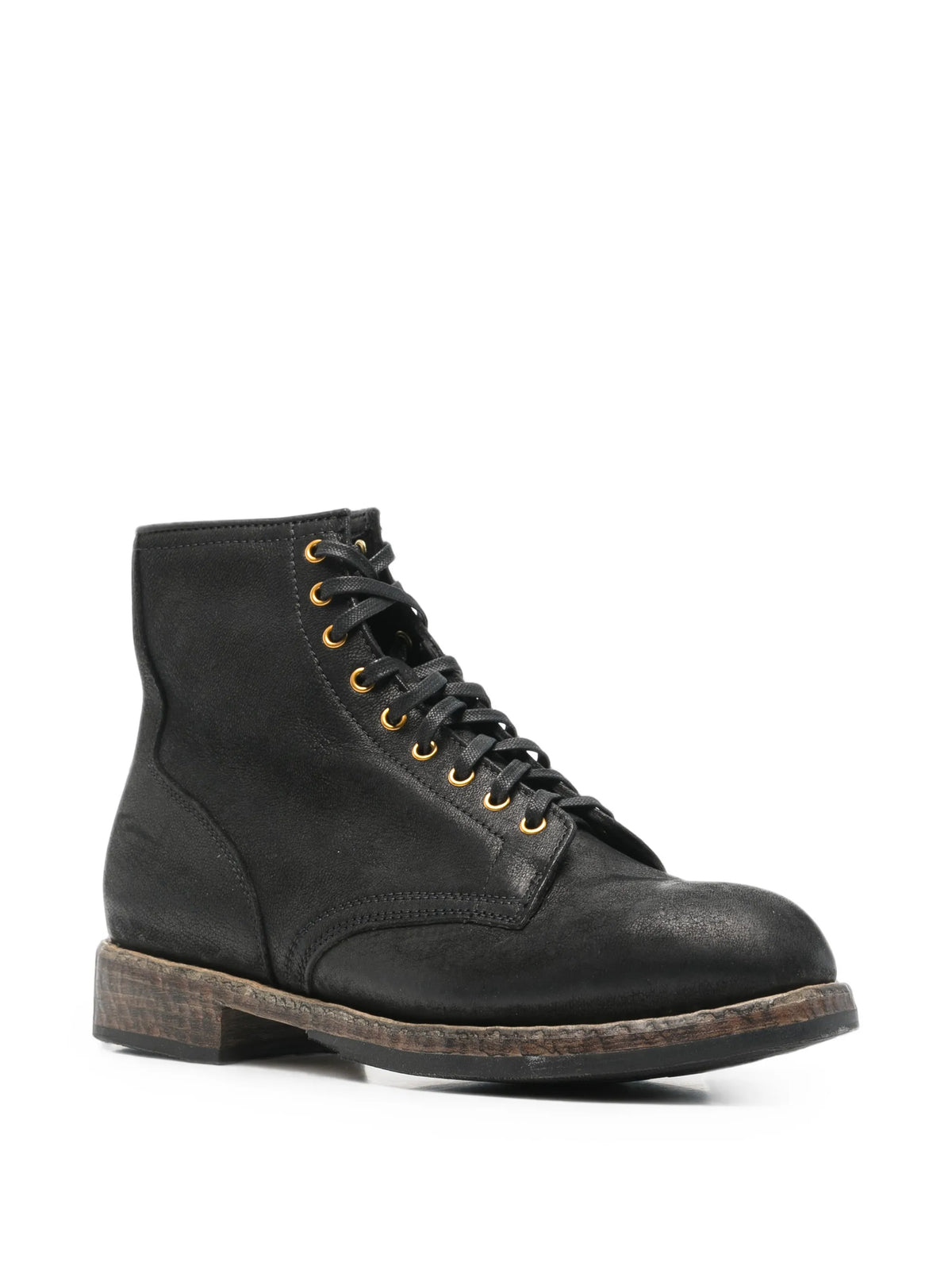 Brigadier Hi-Folk lace-up boots