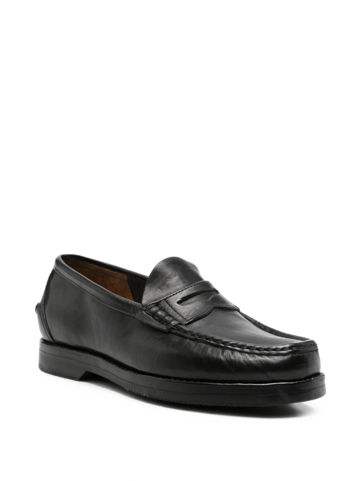 Fabro-Folk leather loafers